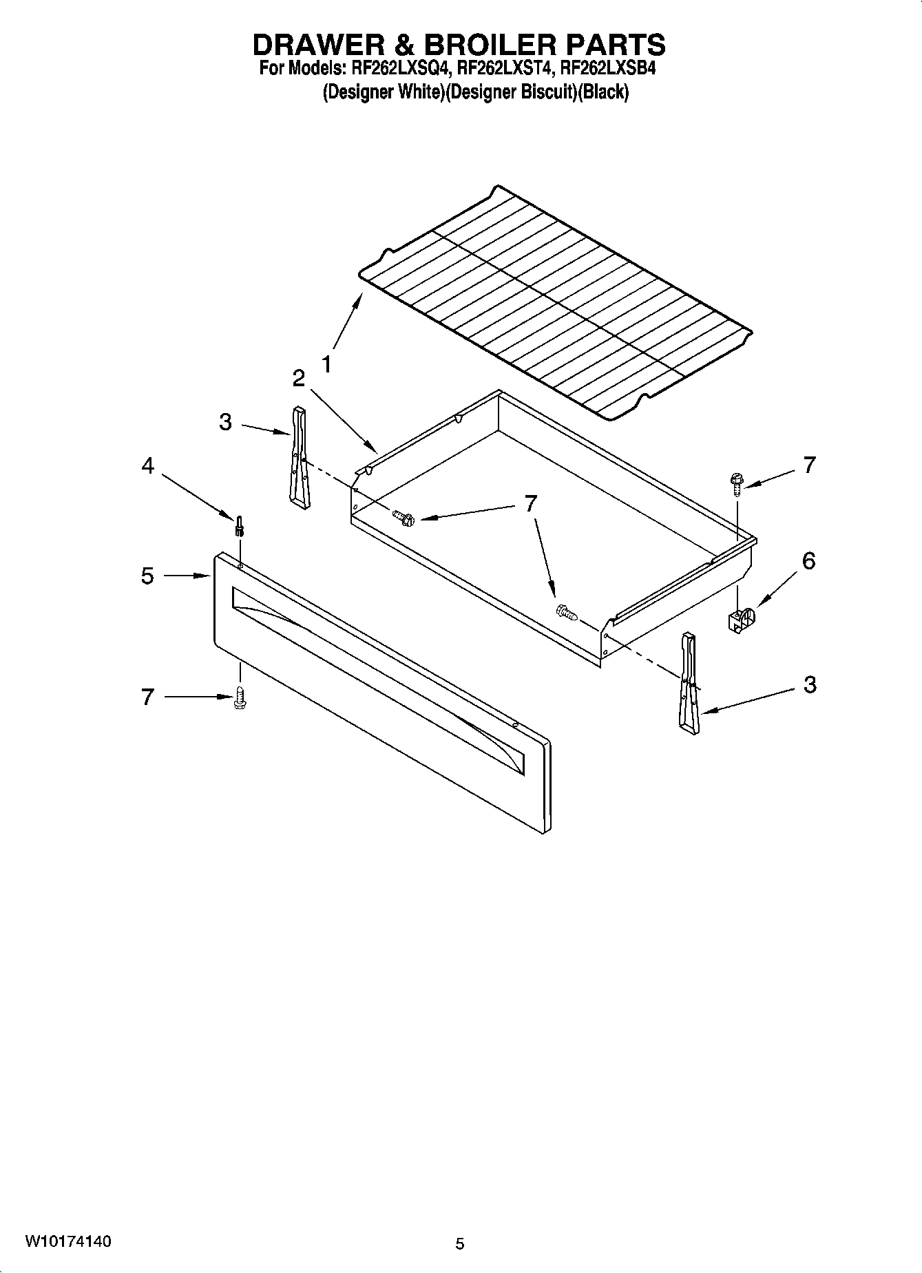 04 - DRAWER & BROILER PARTS