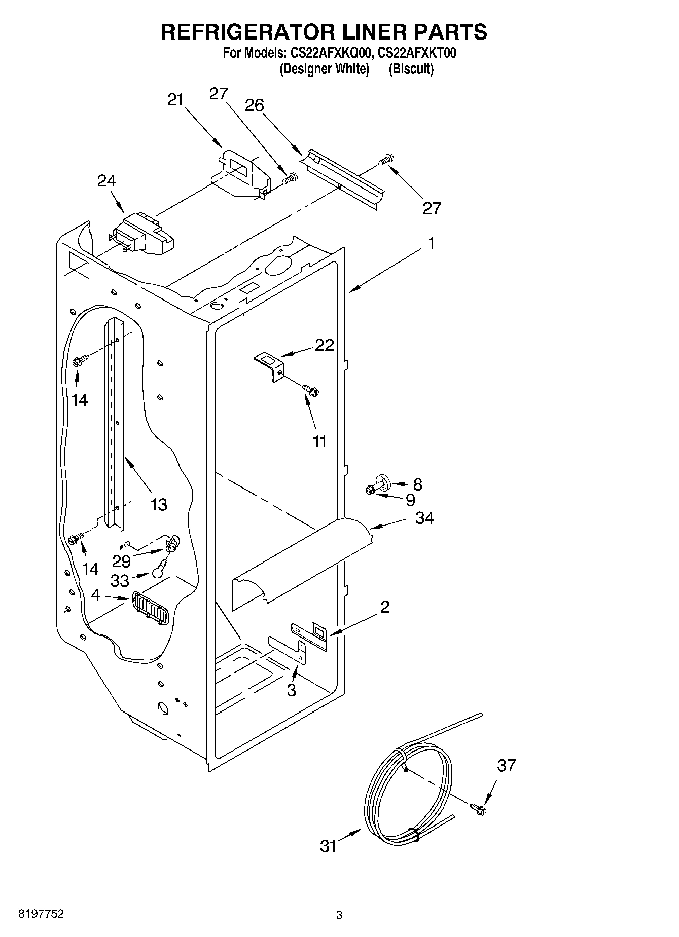 02 - REFRIGERATOR LINER