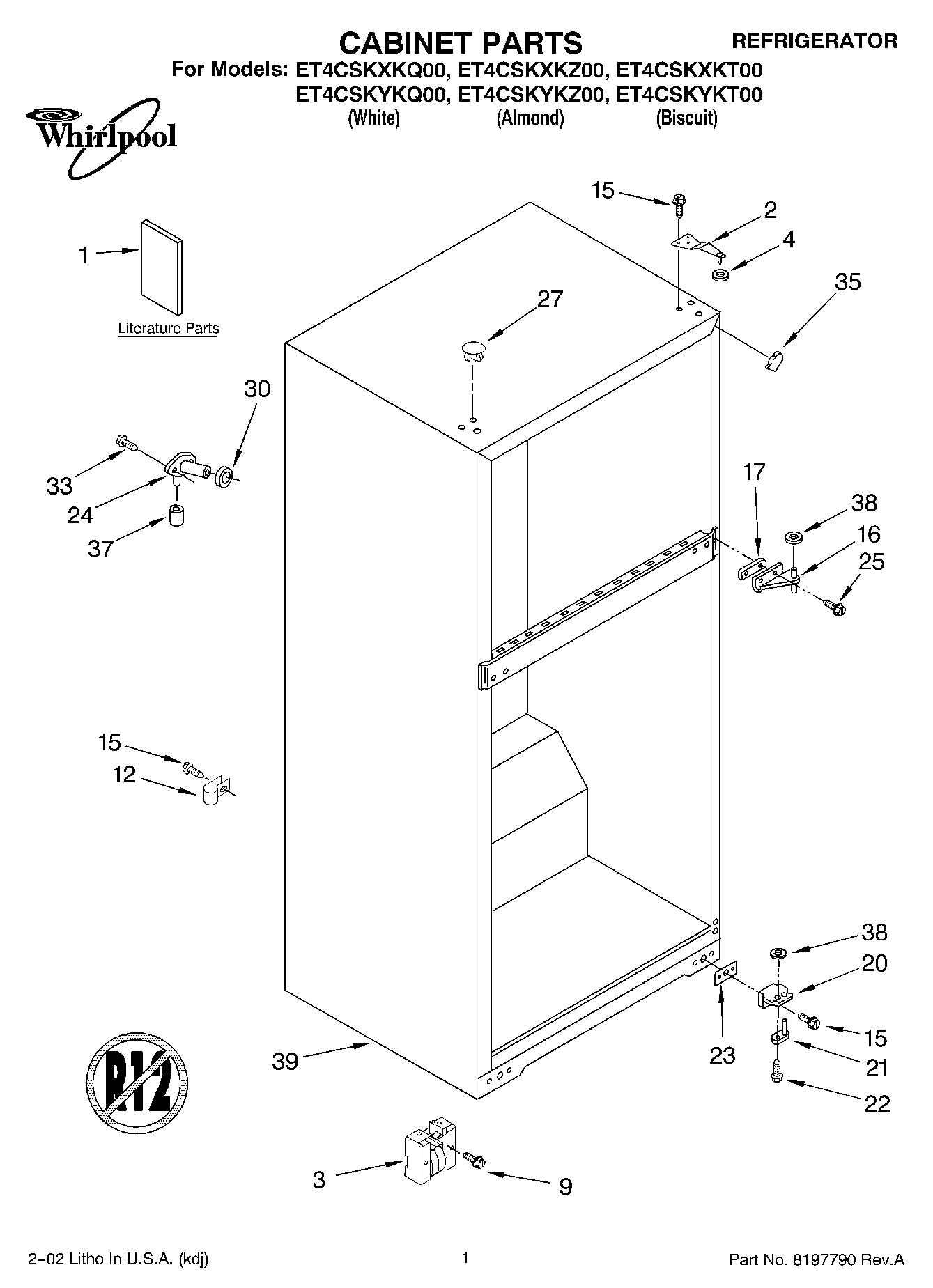 01 - CABINET, LITERATURE