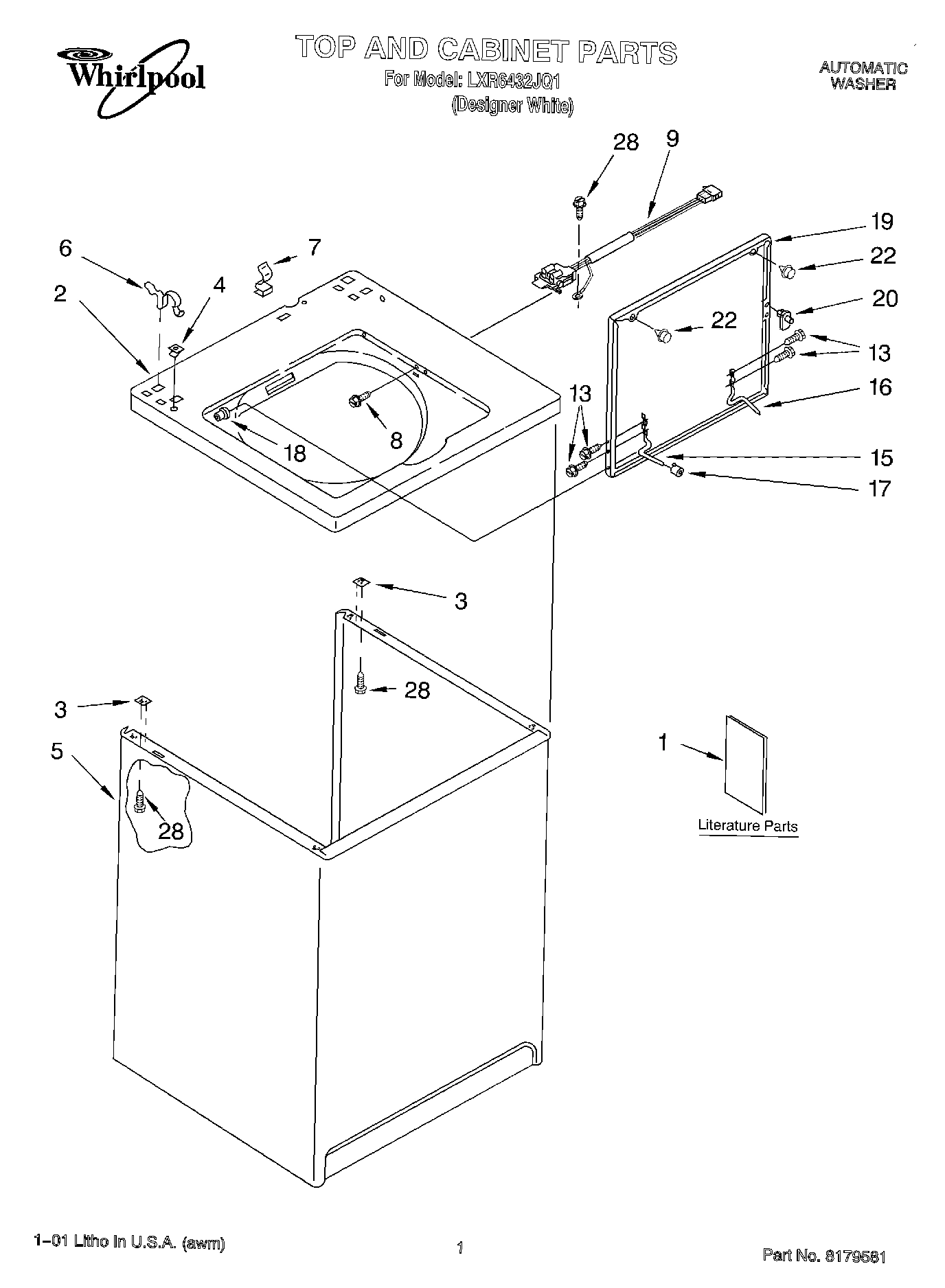 01 - TOP AND CABINET, LITERATURE