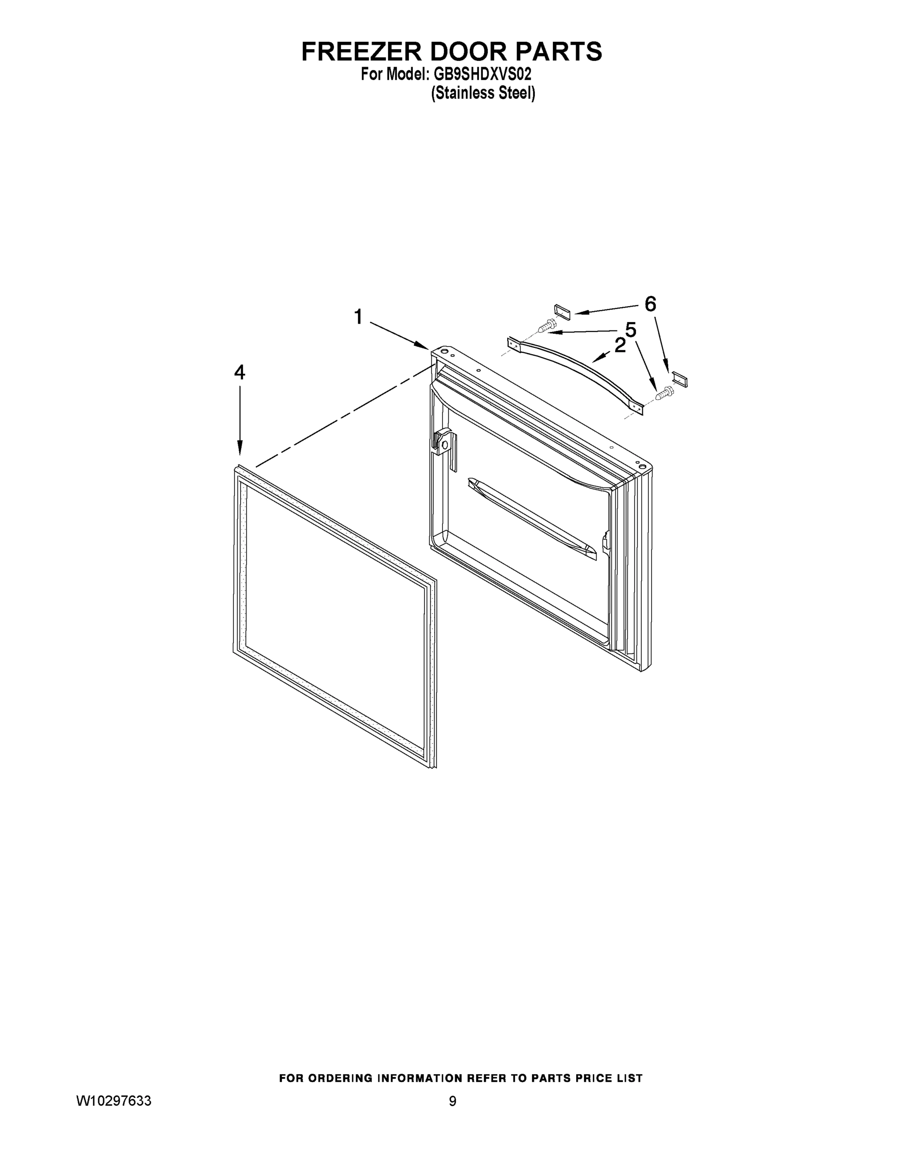 05 - FREEZER DOOR PARTS