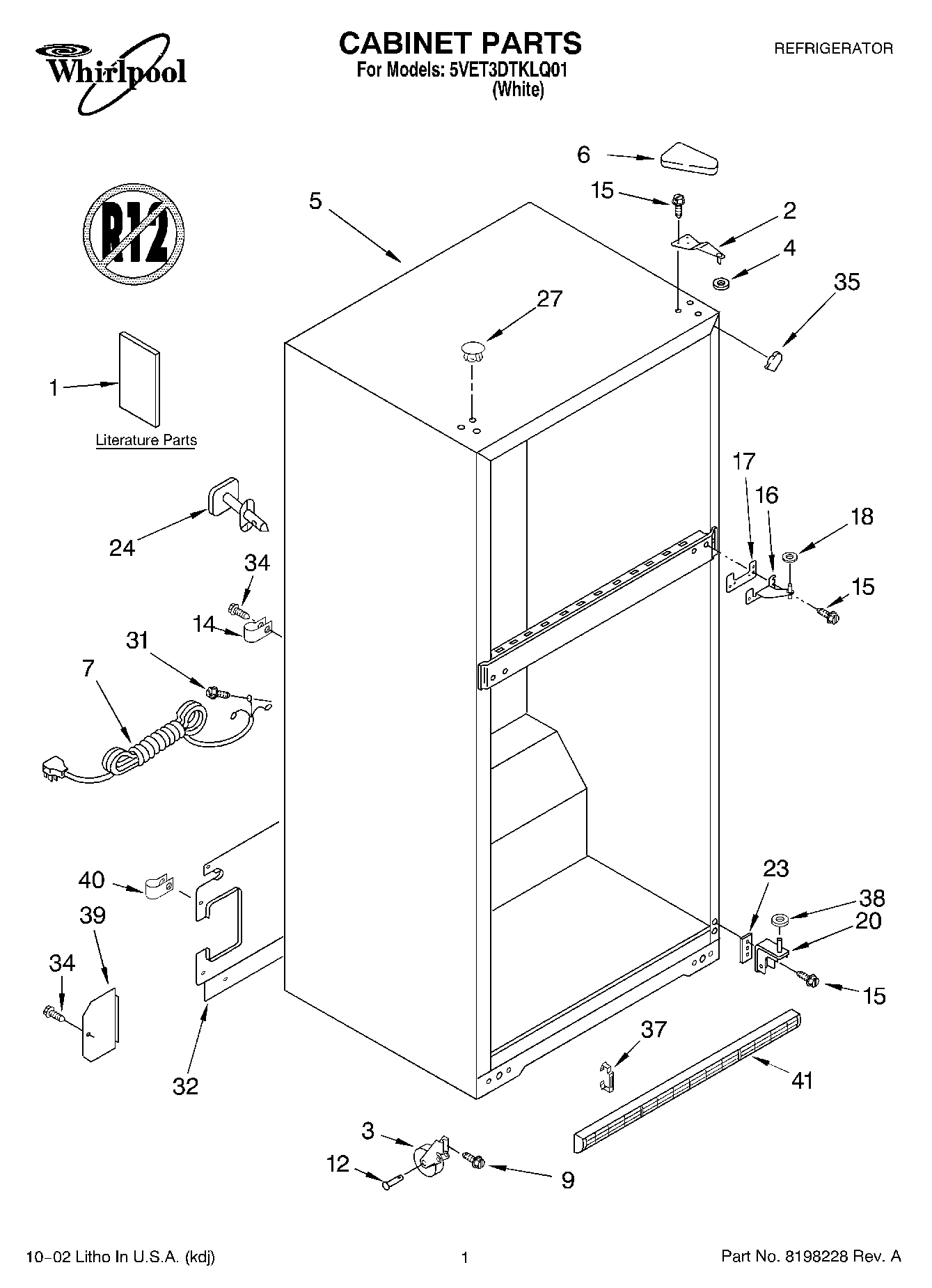 01 - CABINET, LITERATURE