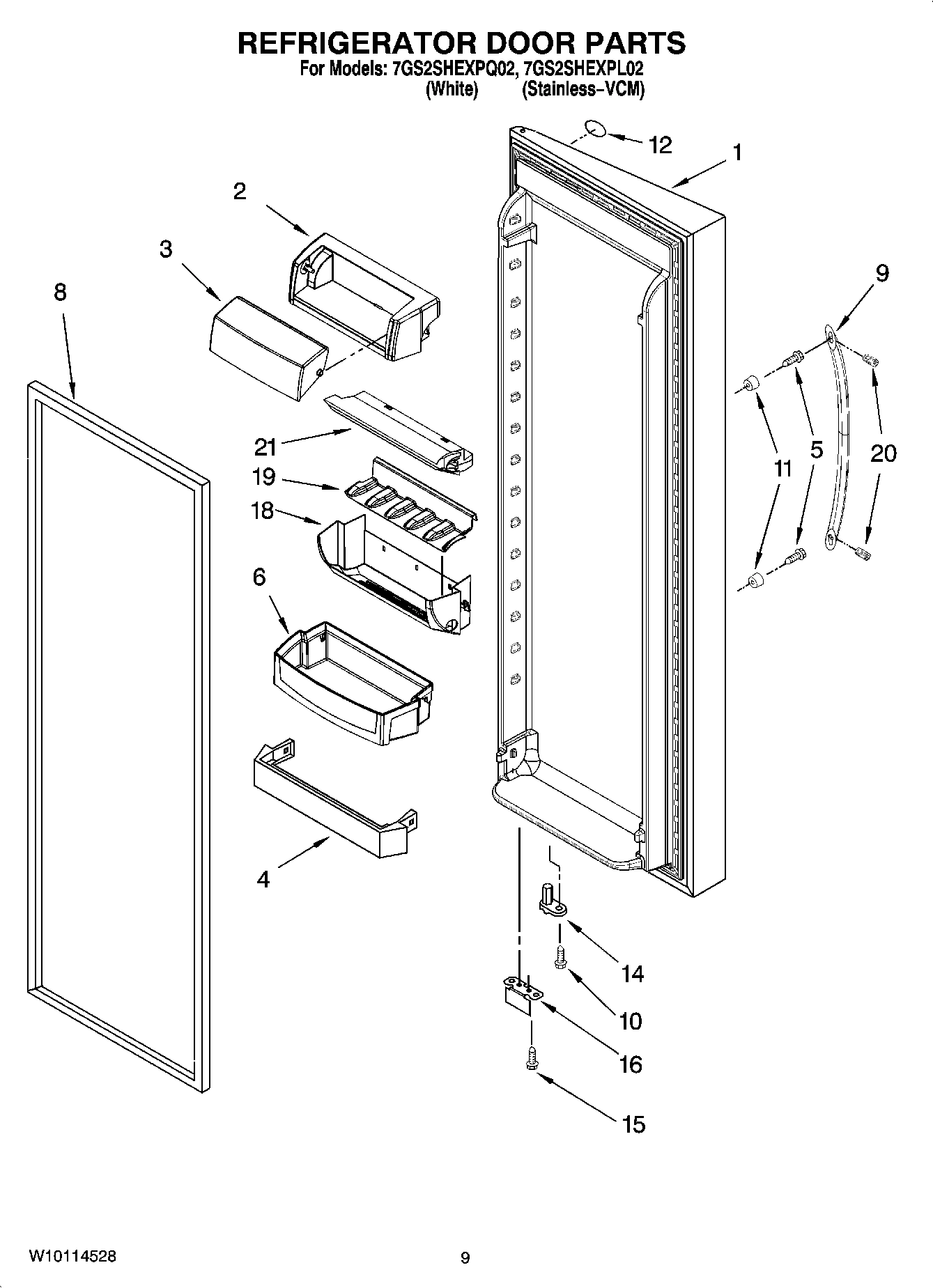 06 - REFRIGERATOR DOOR PARTS