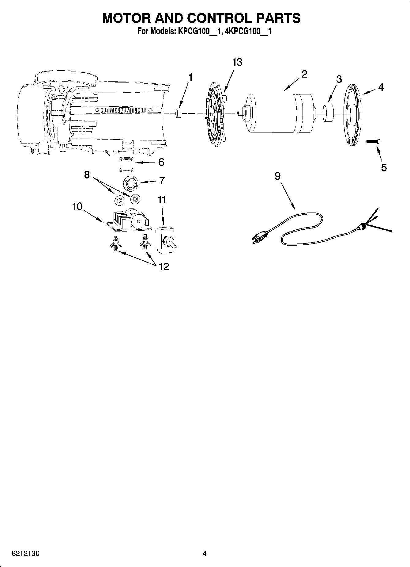 03 - MOTOR AND CONTROL PARTS