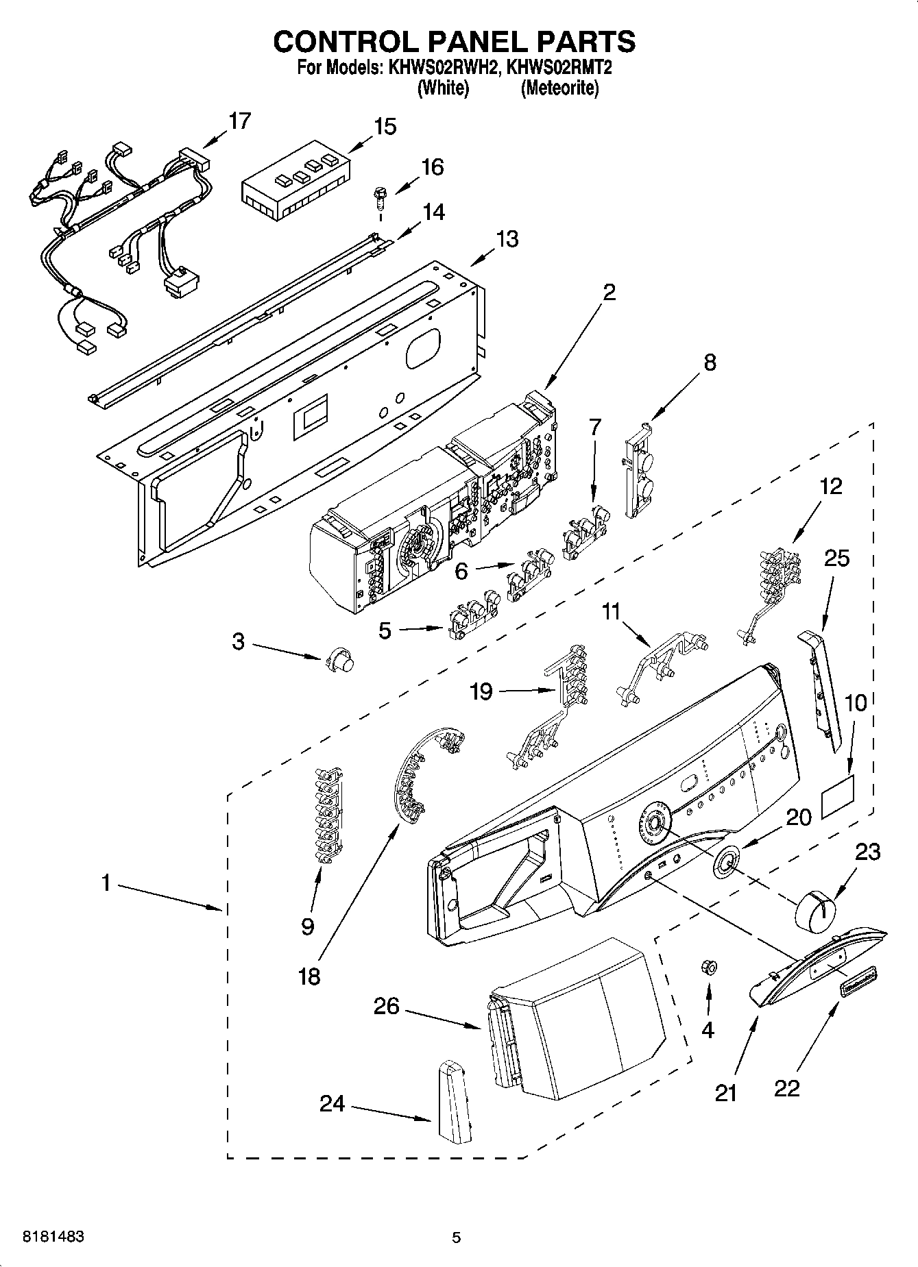 03 - CONTROL PANEL PARTS