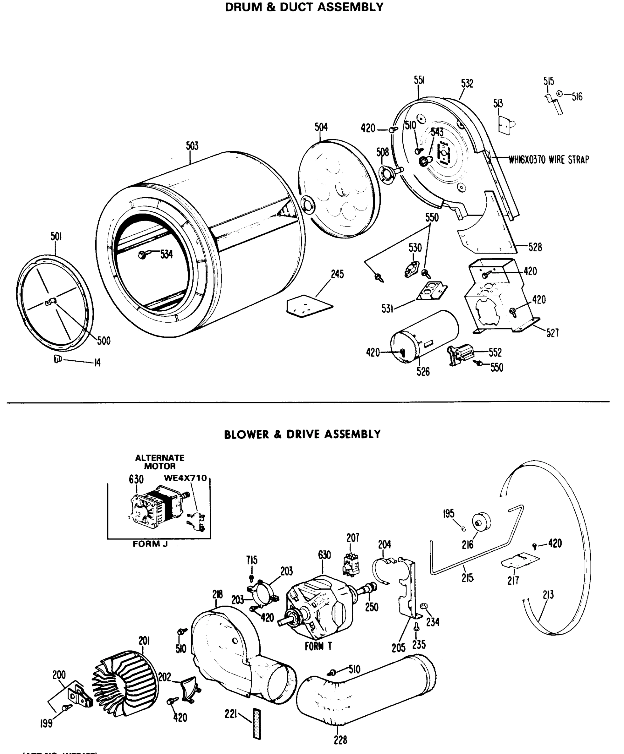 DRUM & DUCT ASSEMBLY