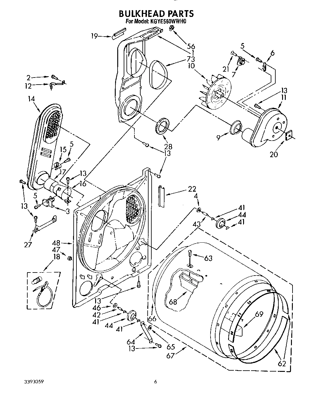 04 - BULKHEAD, 694670 BURNER