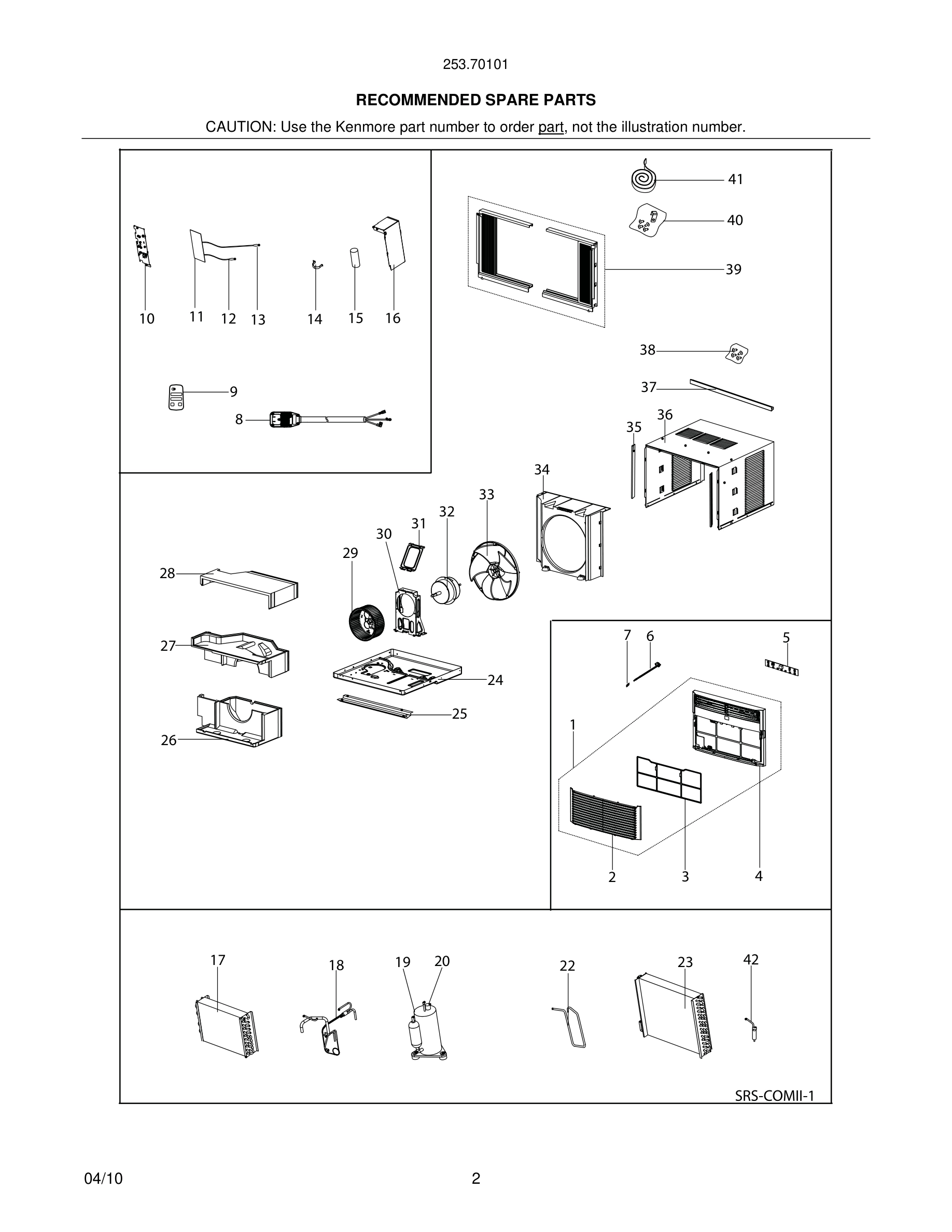 03 - RECOMMENDED SPARE PARTS