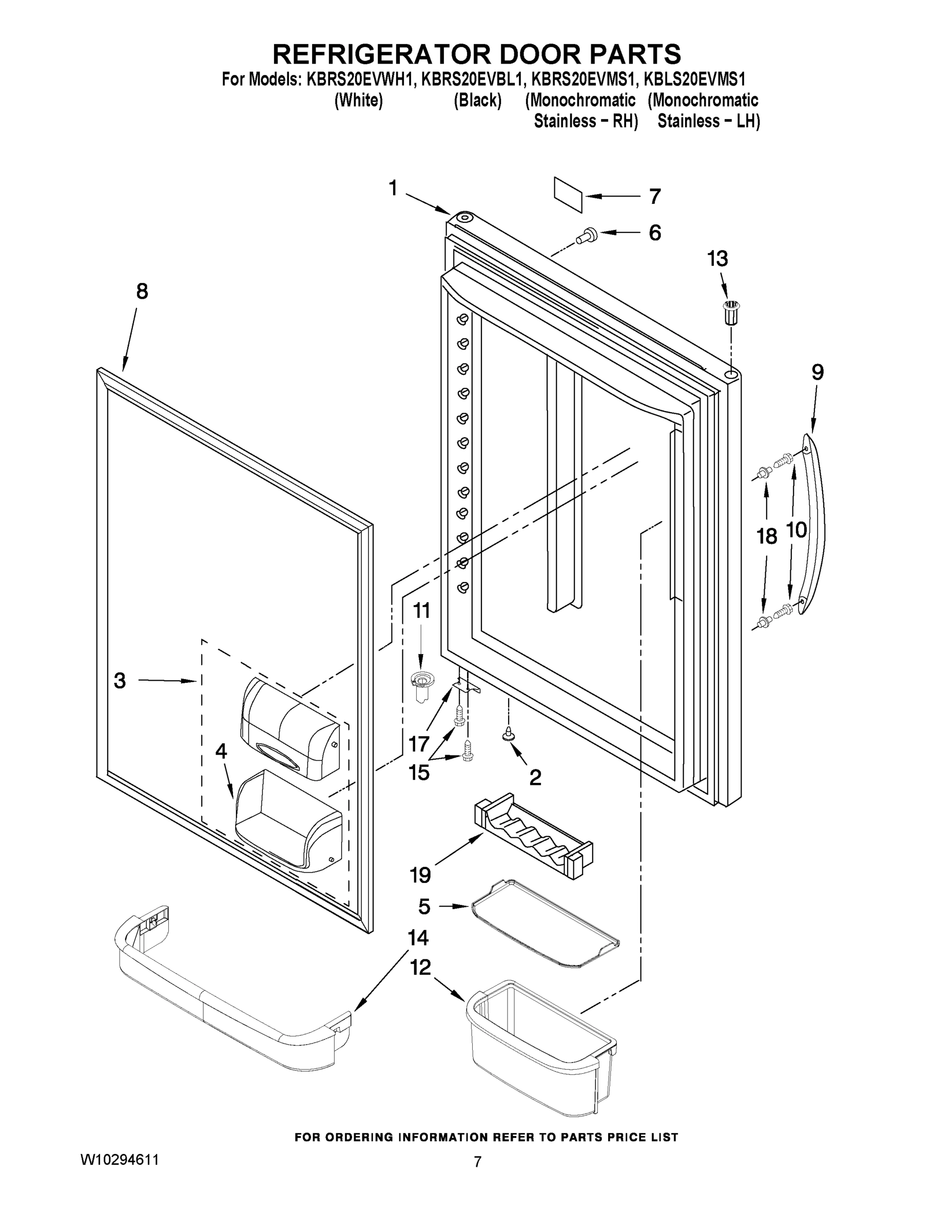 04 - REFRIGERATOR DOOR PARTS