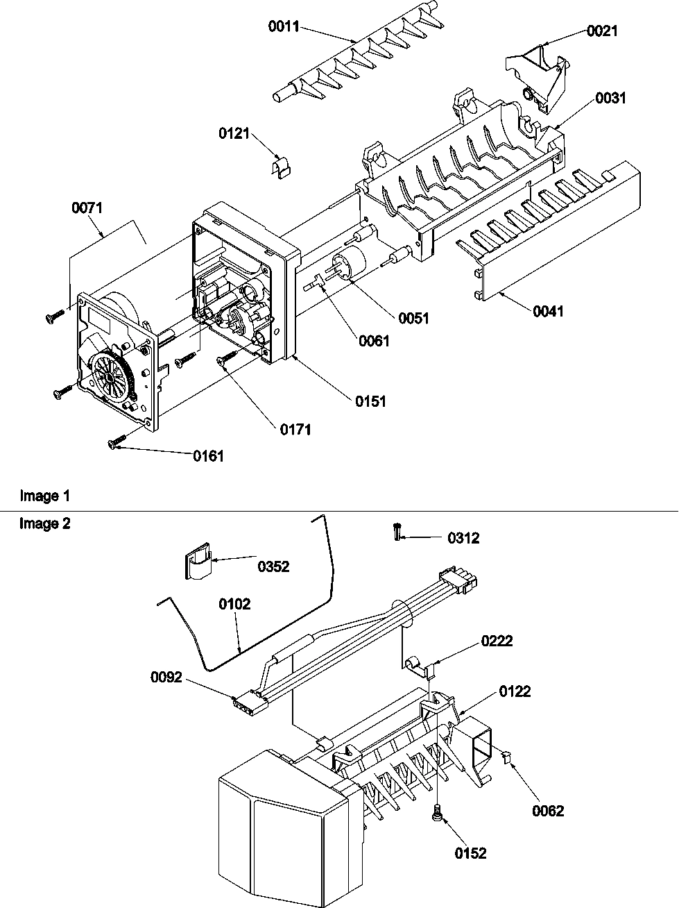 05 - Ice Maker Assembly and Parts