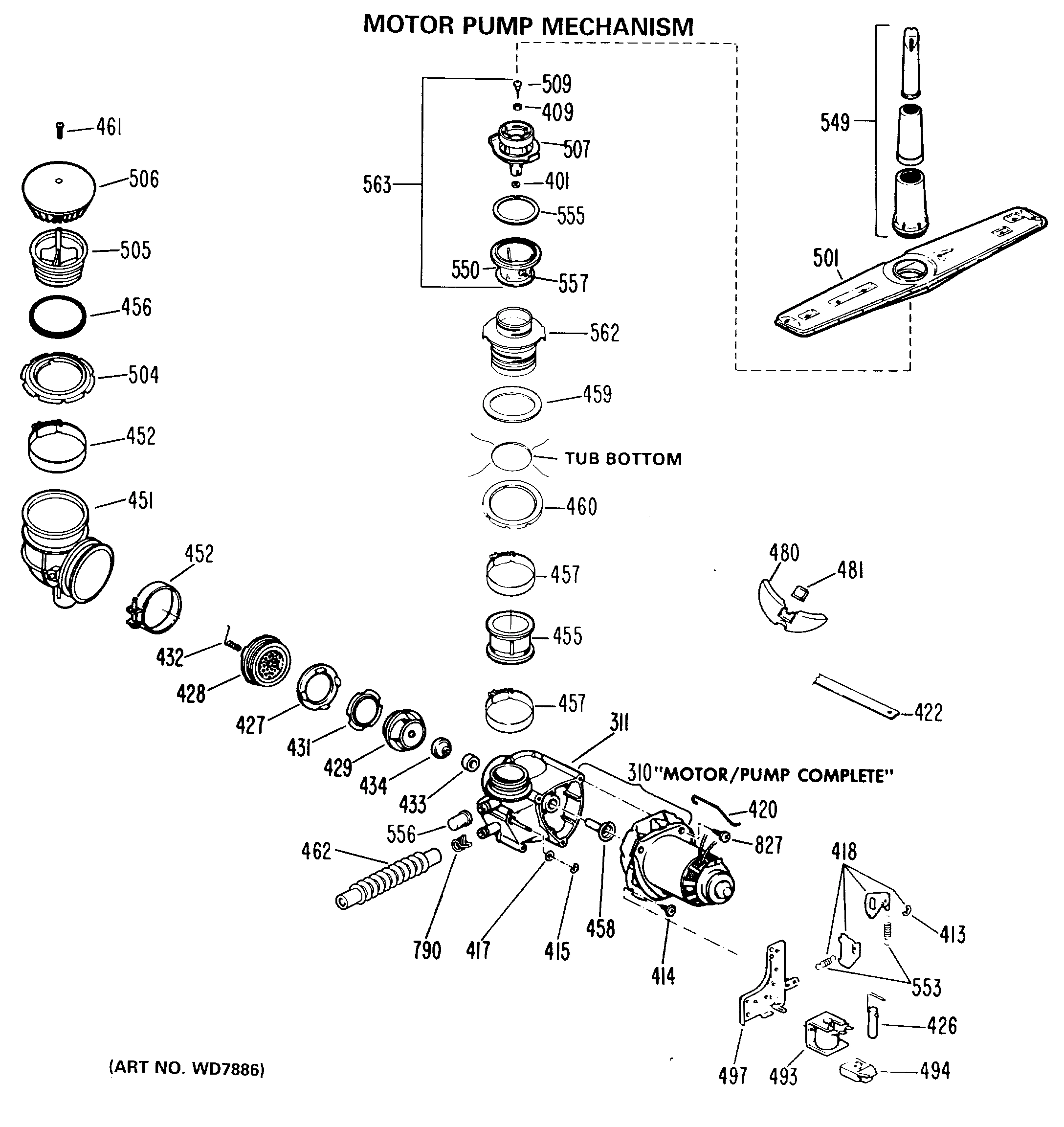 MOTOR-PUMP MECHANISM