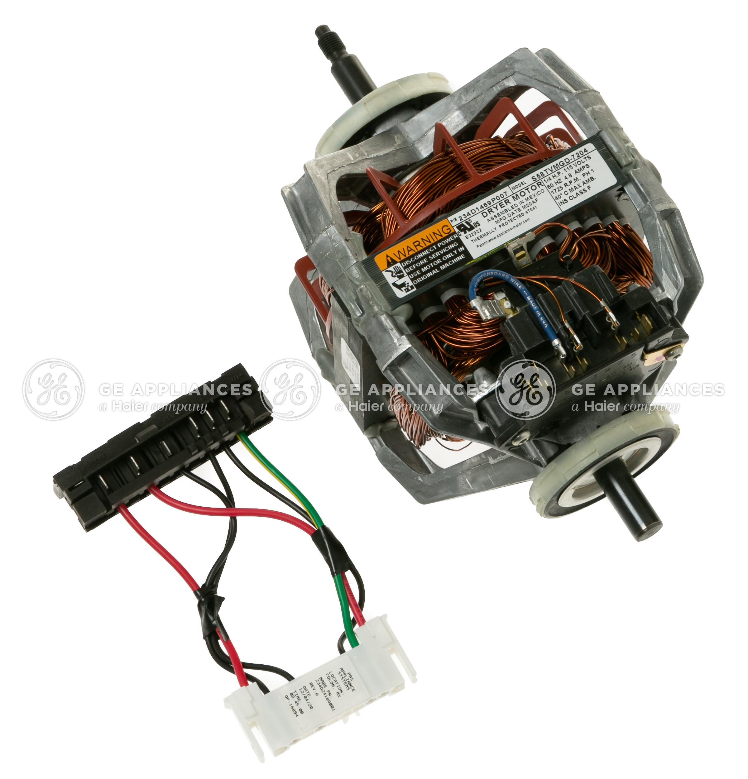 WE17X23466 GE Motor and Pulley Kit - Image 3