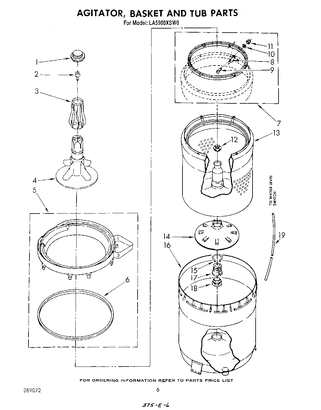 04 - AGITATOR, BASKET AND TUB