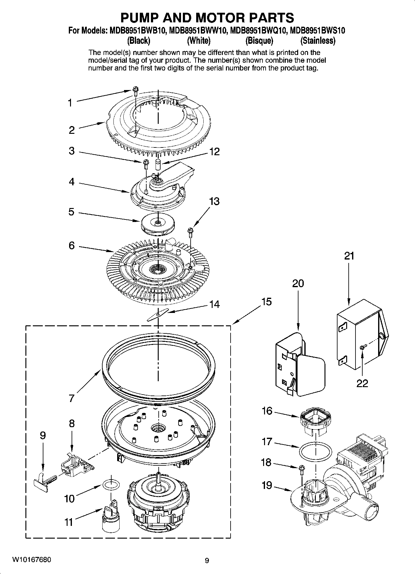 08 - PUMP AND MOTOR PARTS