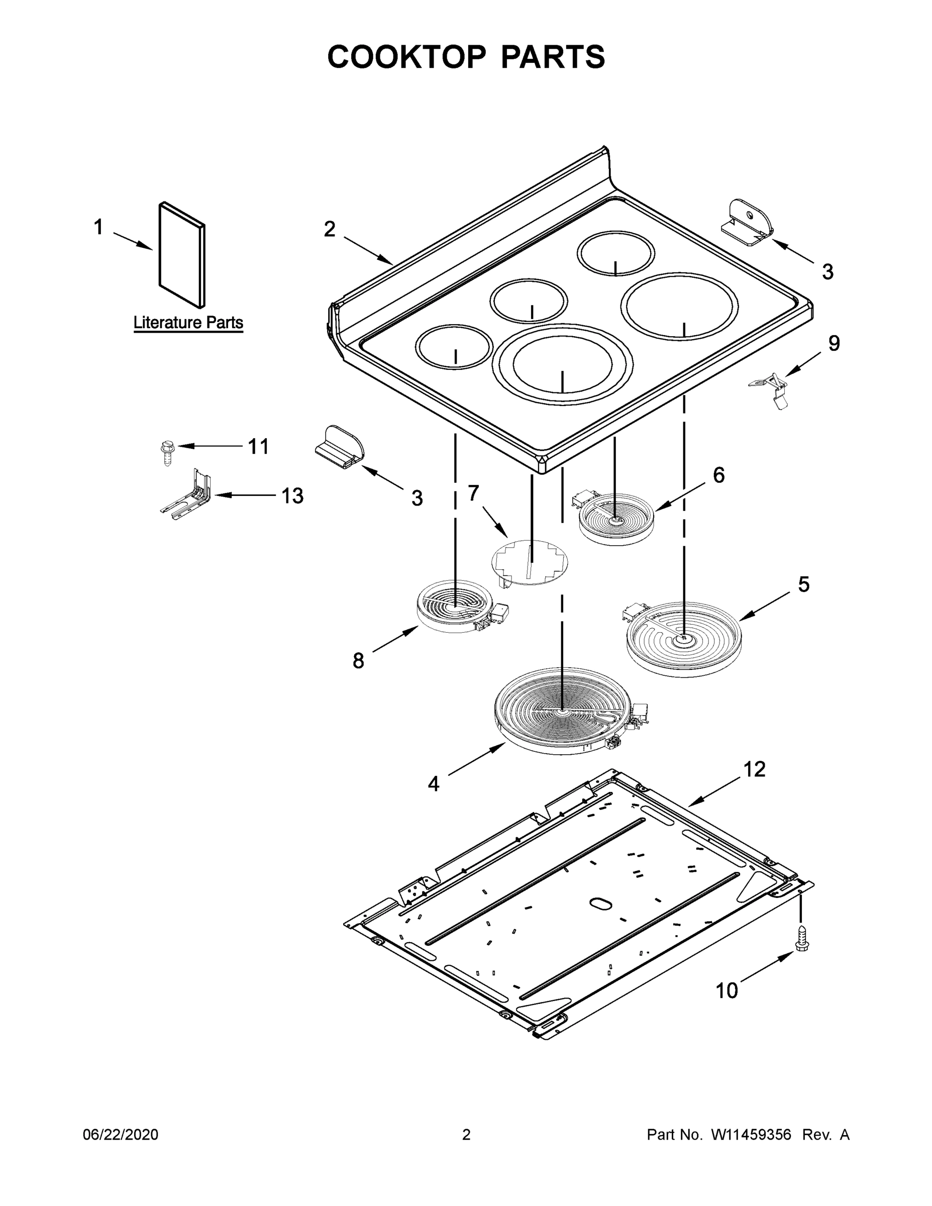 02 - COOKTOP PARTS