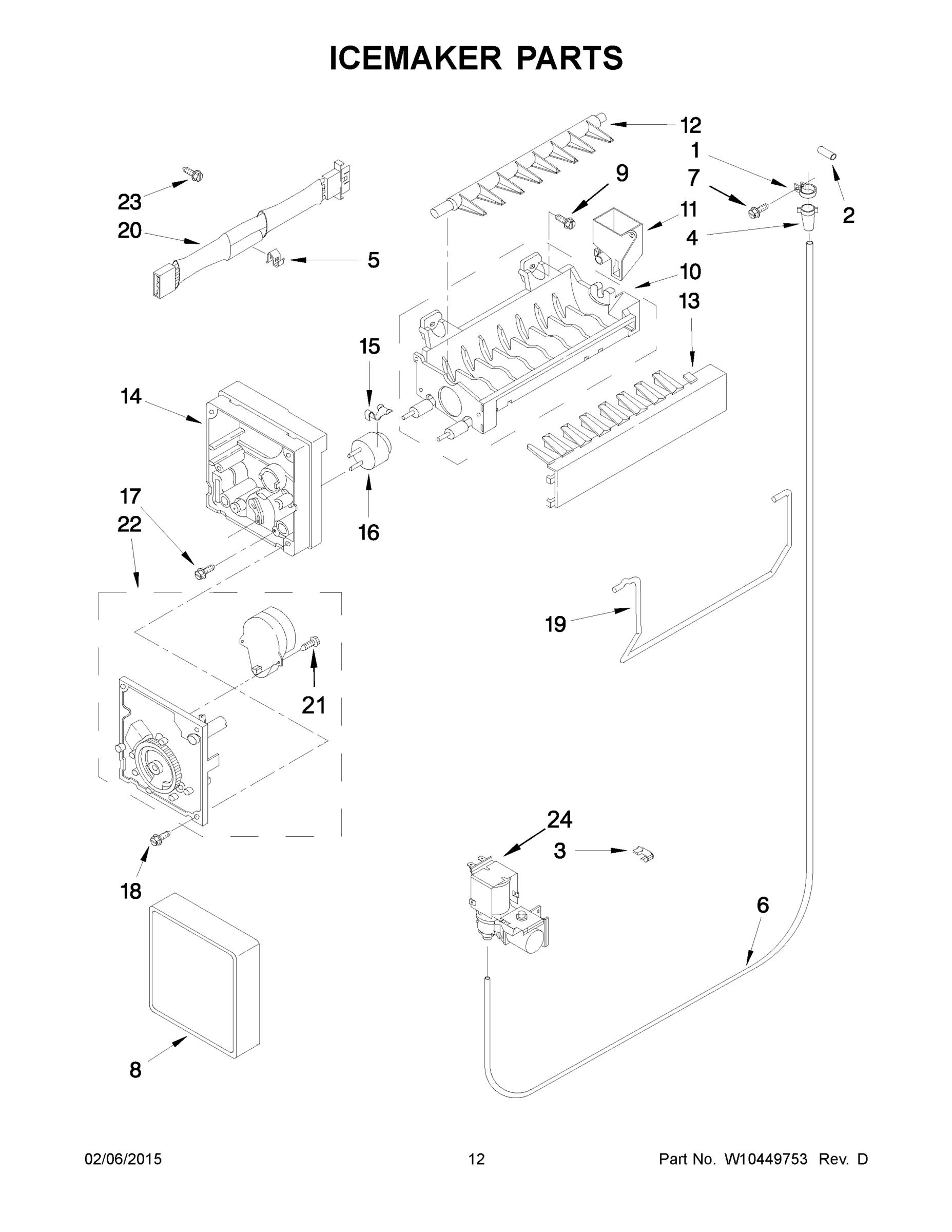 07 - ICEMAKER PARTS