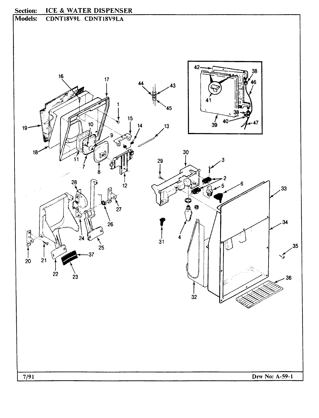 05 - ICE & WATER DISPENSER