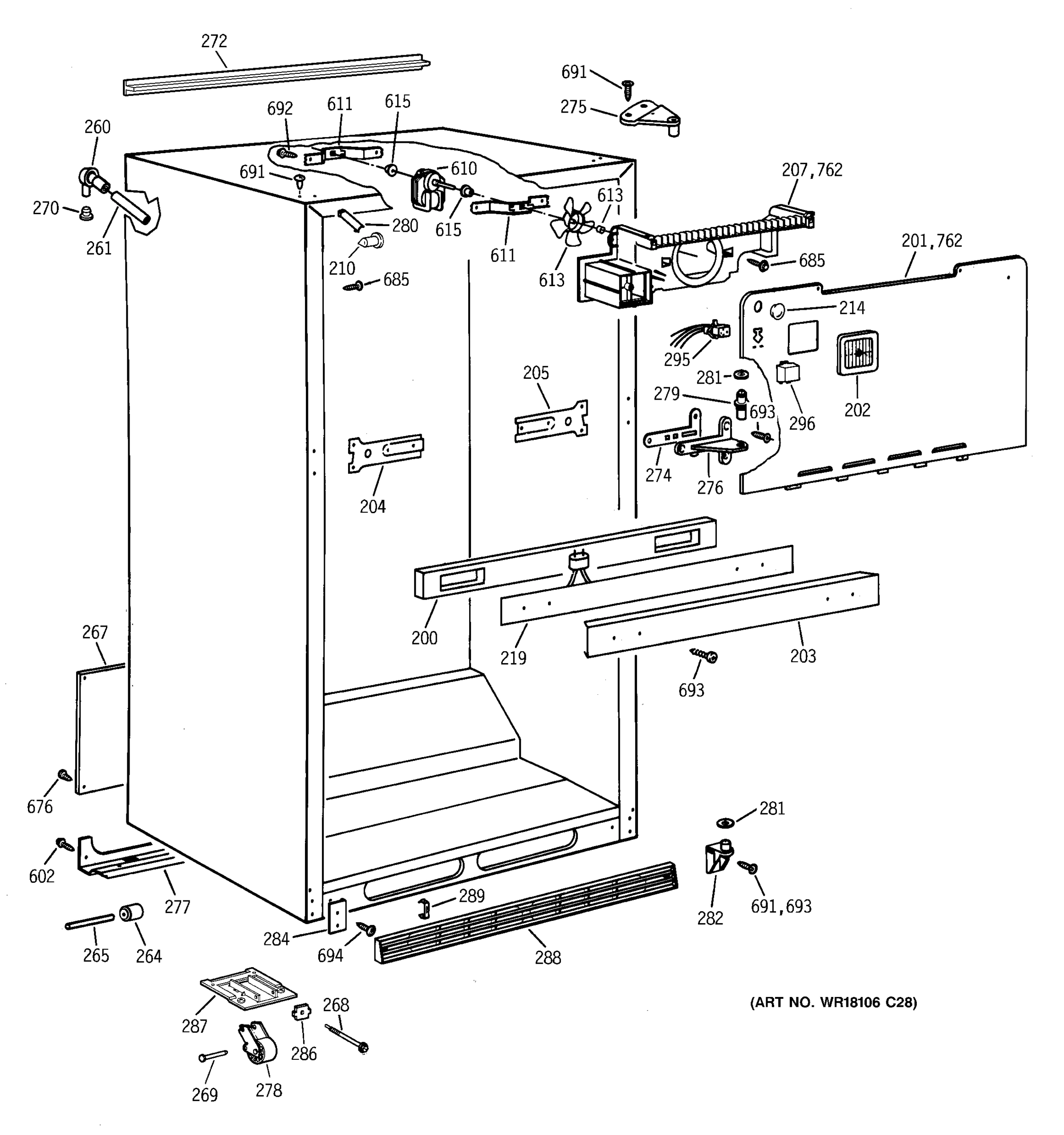 CABINET PARTS