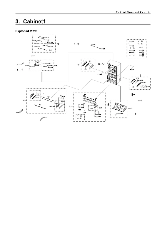 Cabinet 1 Parts