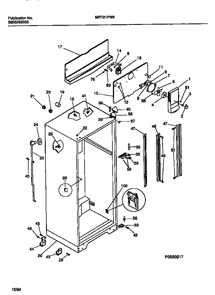 03 - CABINET W/ FAN ASSEMBLY
