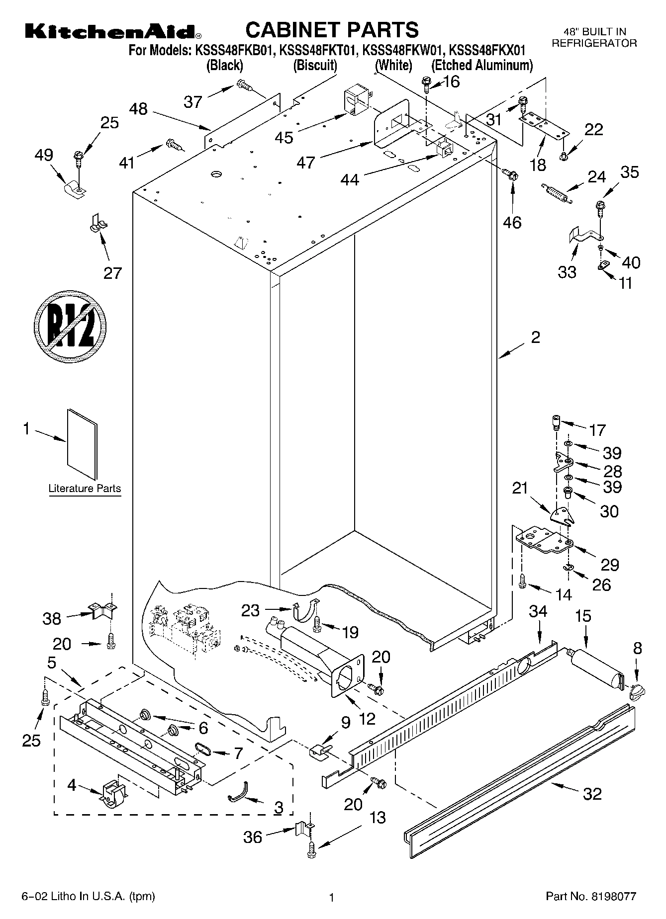 01 - CABINET, LITERATURE