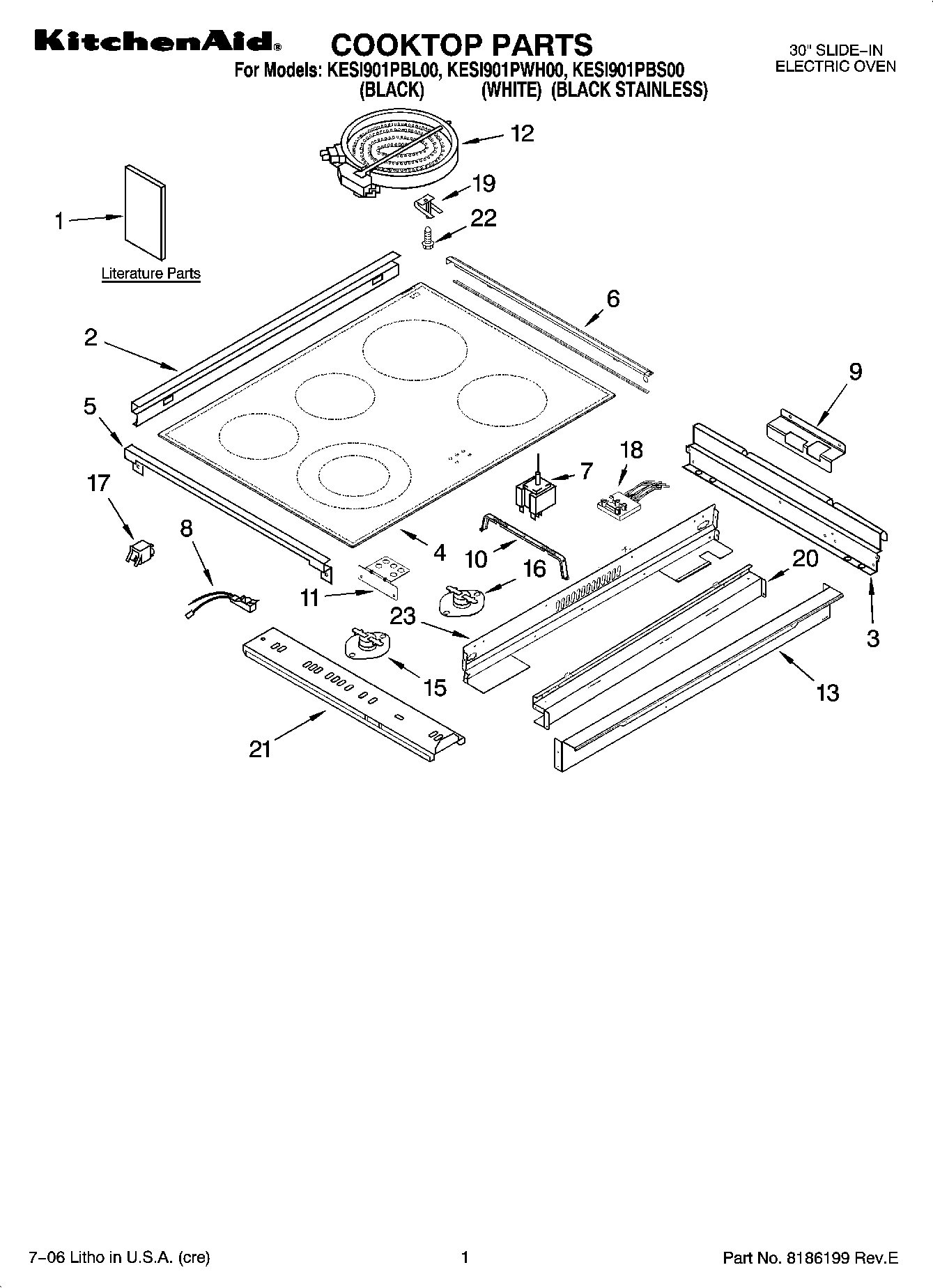 01 - COOKTOP PARTS