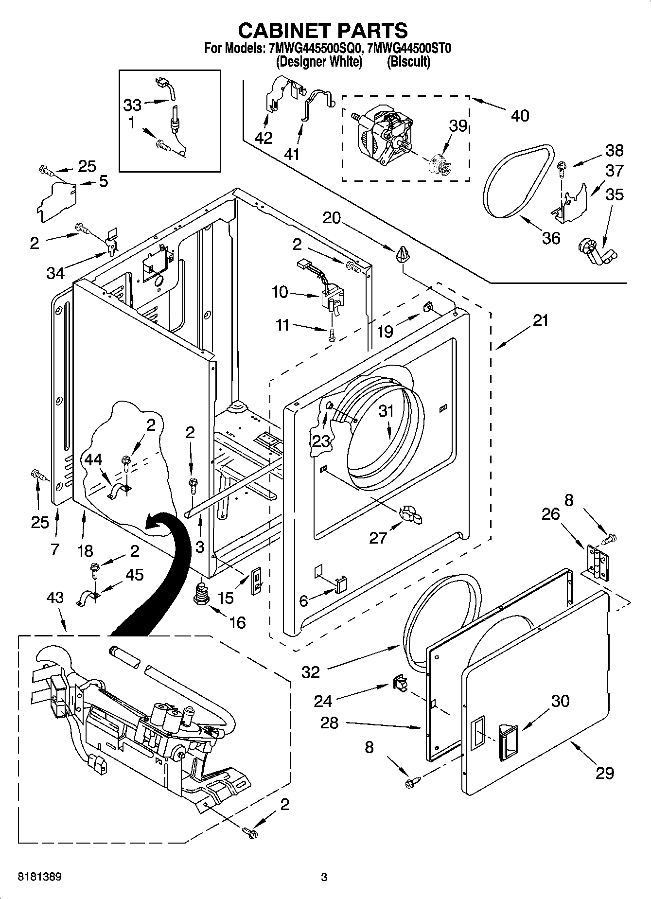 02 - CABINET PARTS