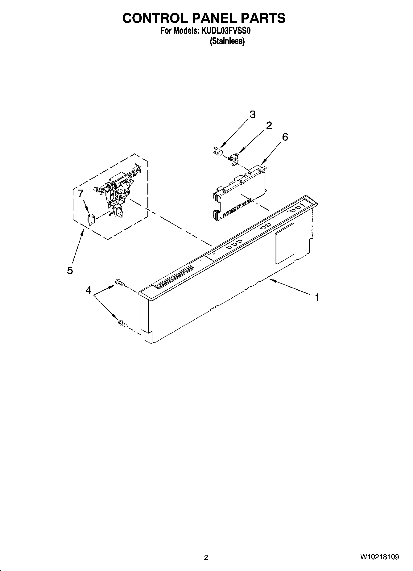 02 - CONTROL PANEL PARTS