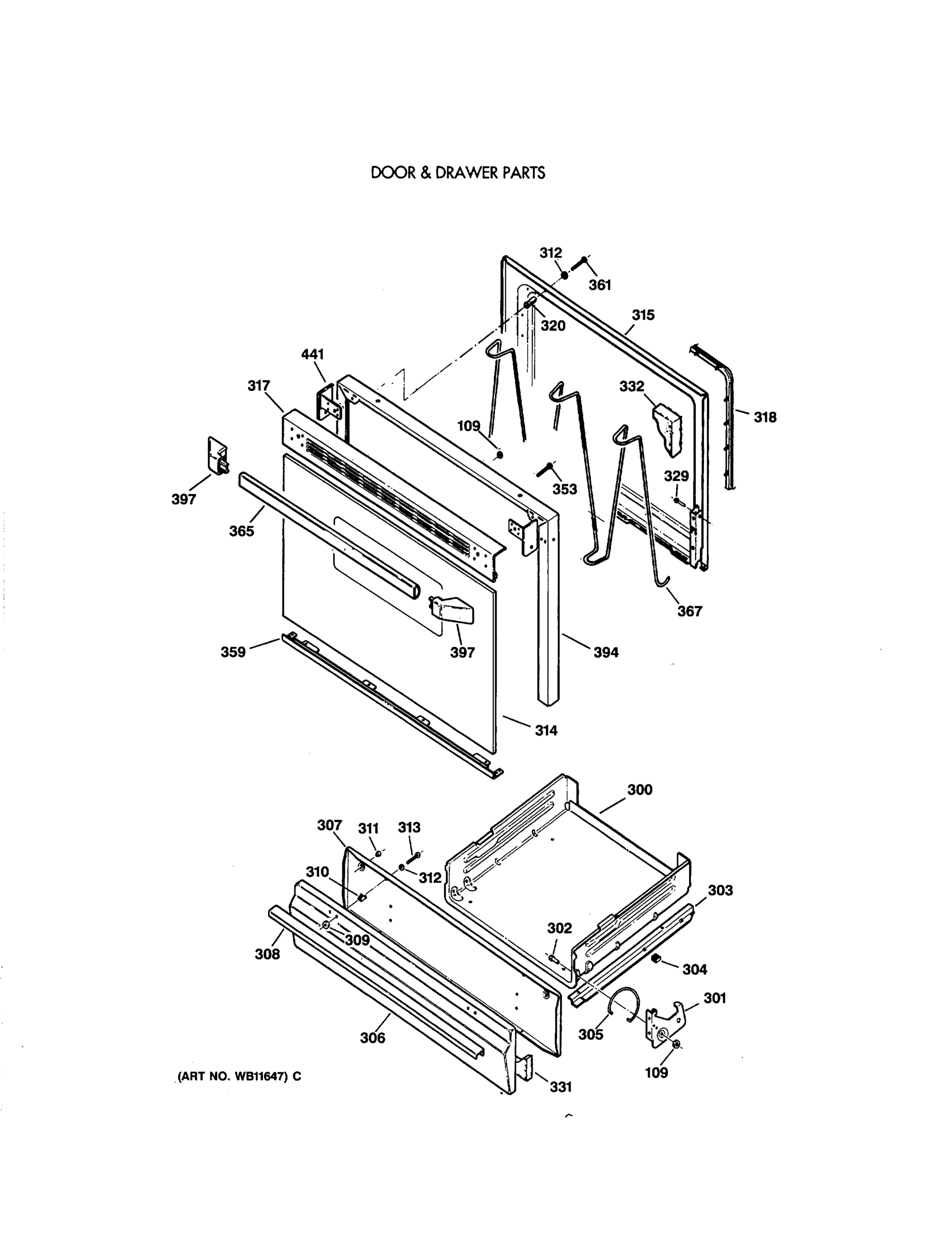 DOOR & DRAWER PARTS
