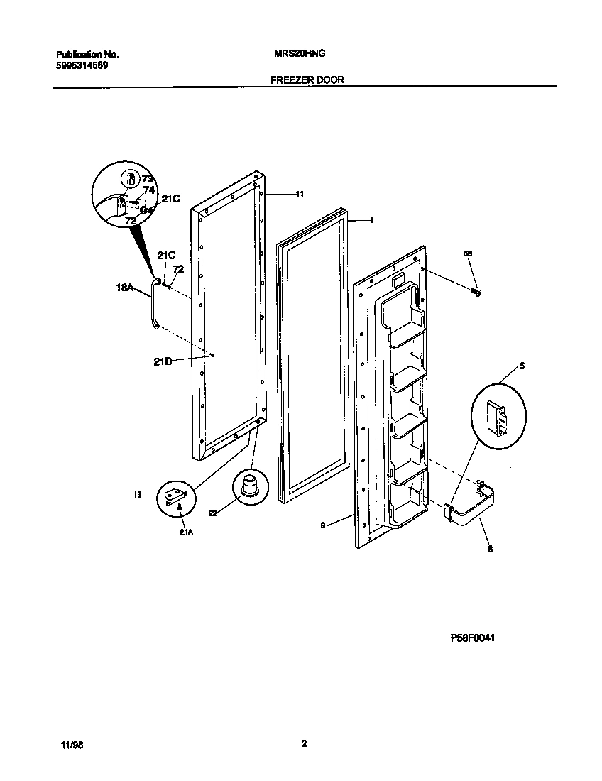02 - FREEZER DOOR