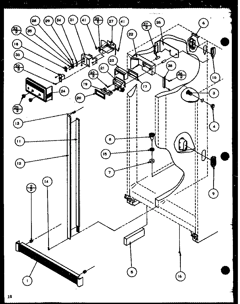 11 - REF/FZ CONTROLS AND CABINET PARTS