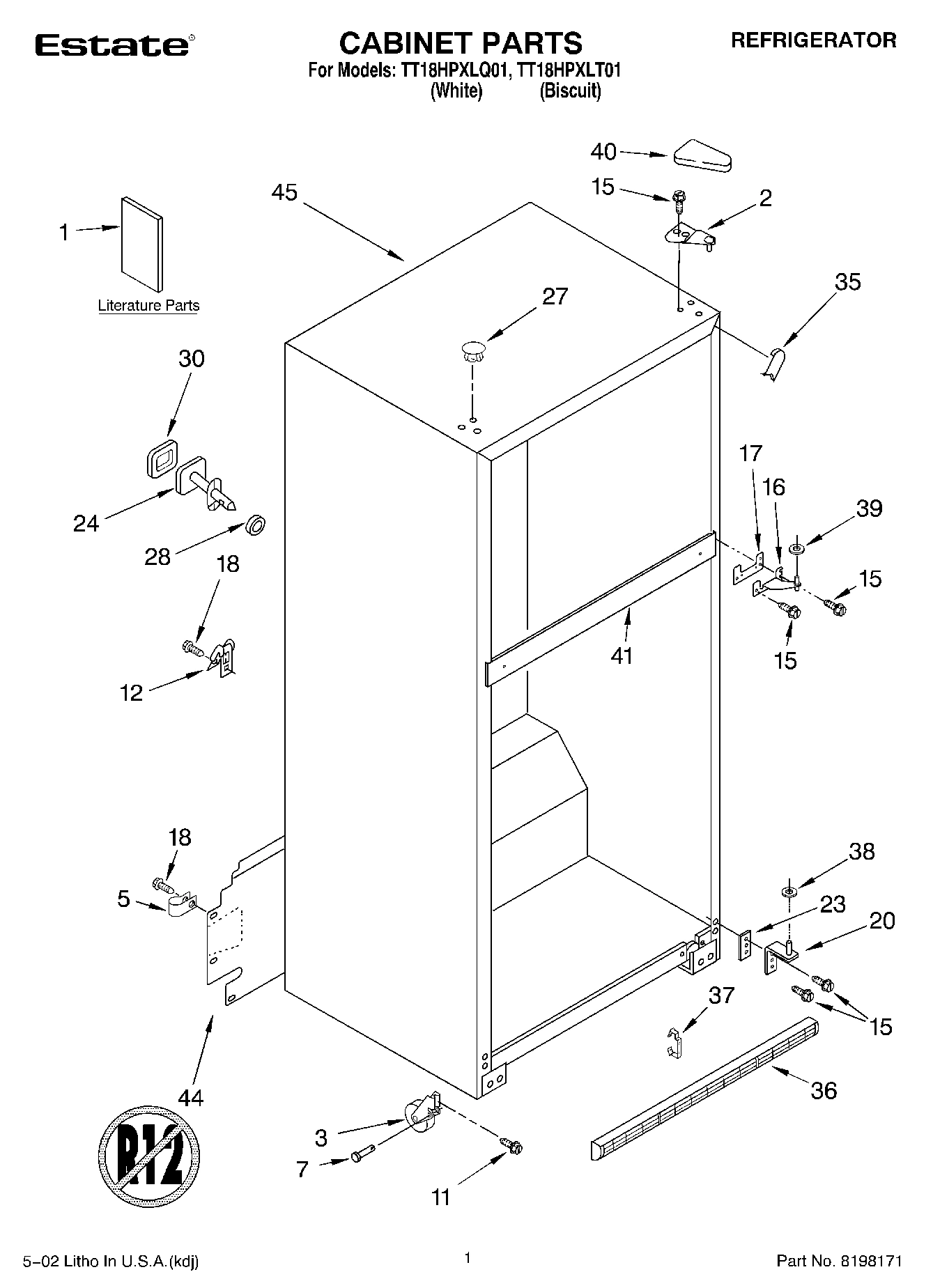 01 - CABINET, LITERATURE