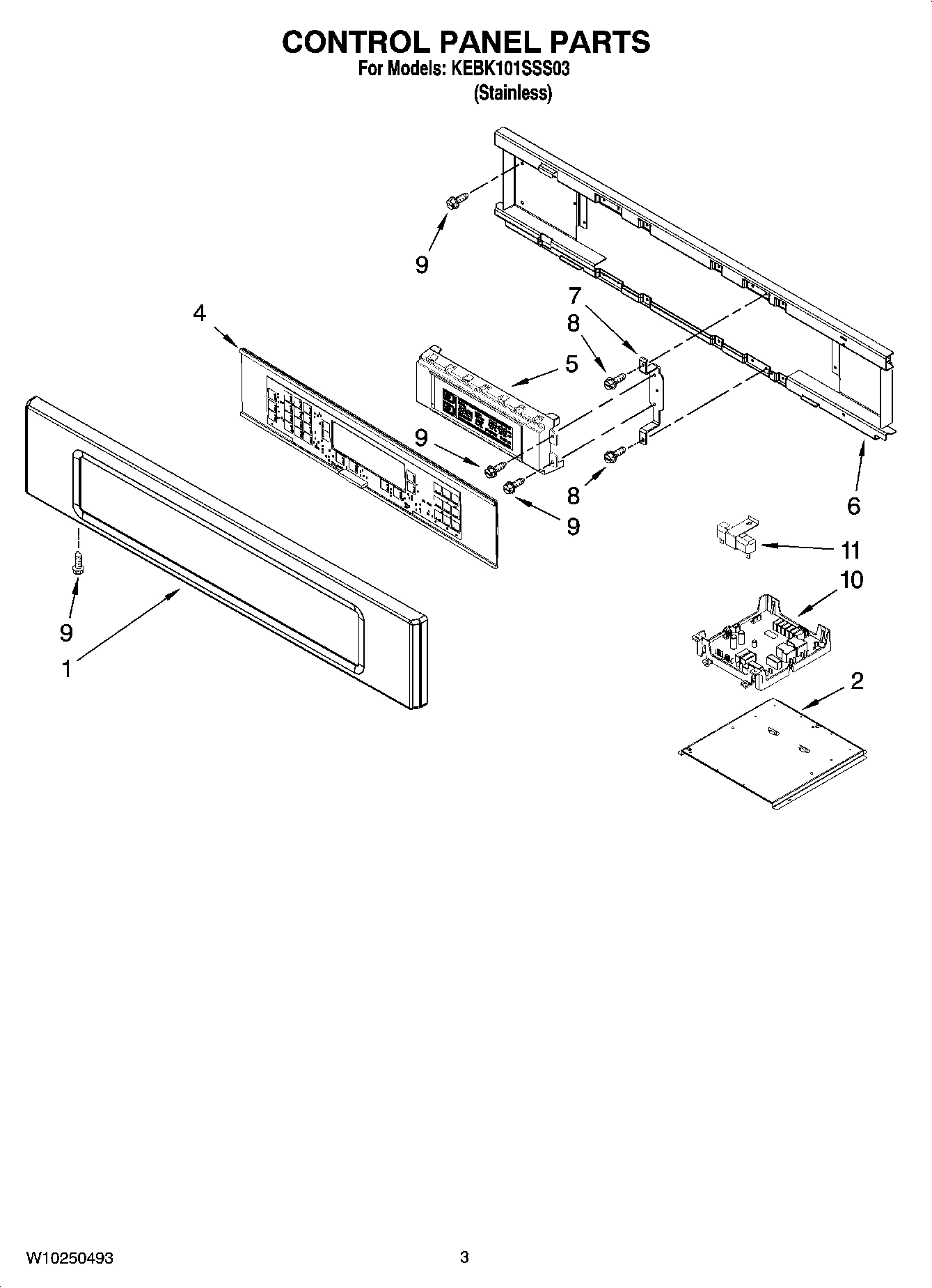 02 - CONTROL PANEL PARTS