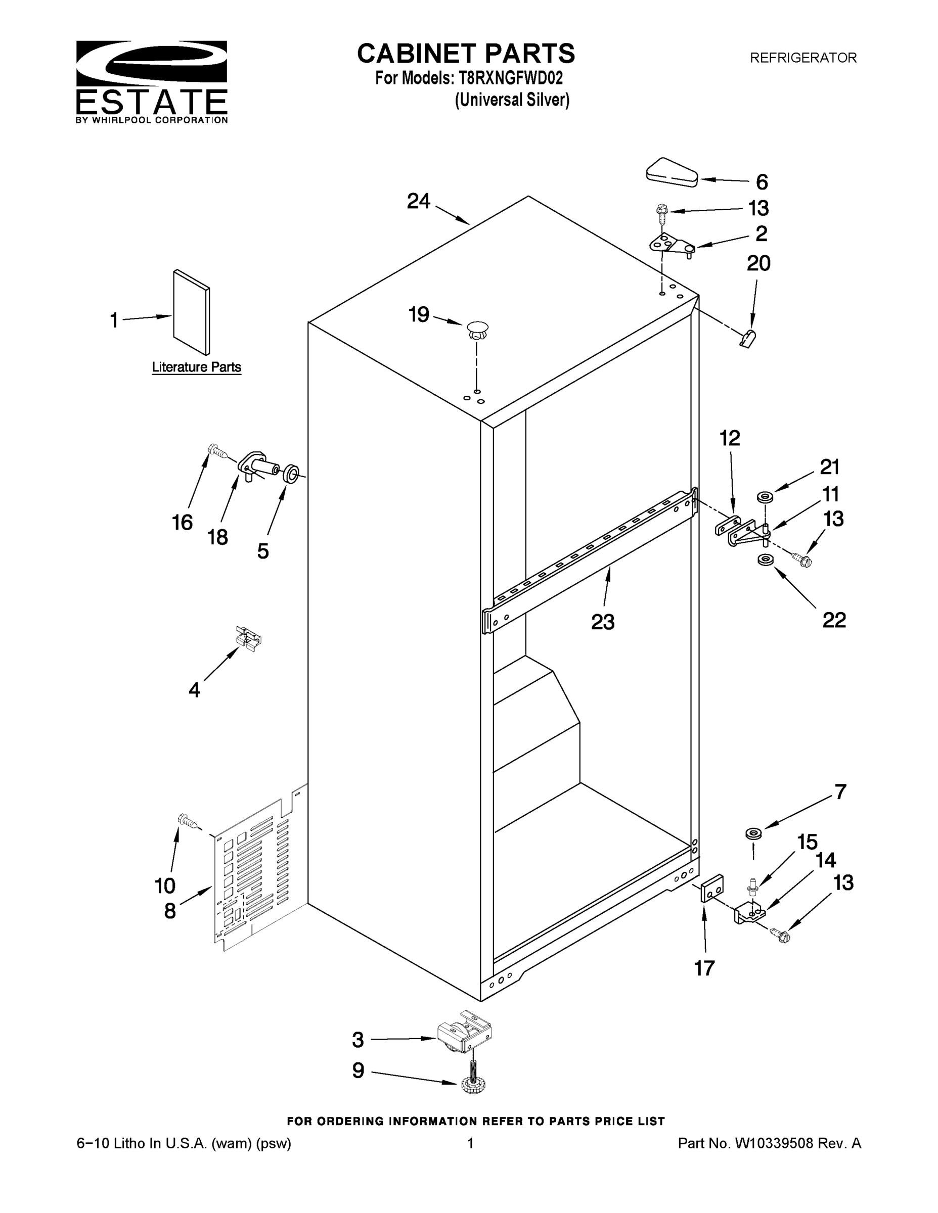 01 - CABINET PARTS