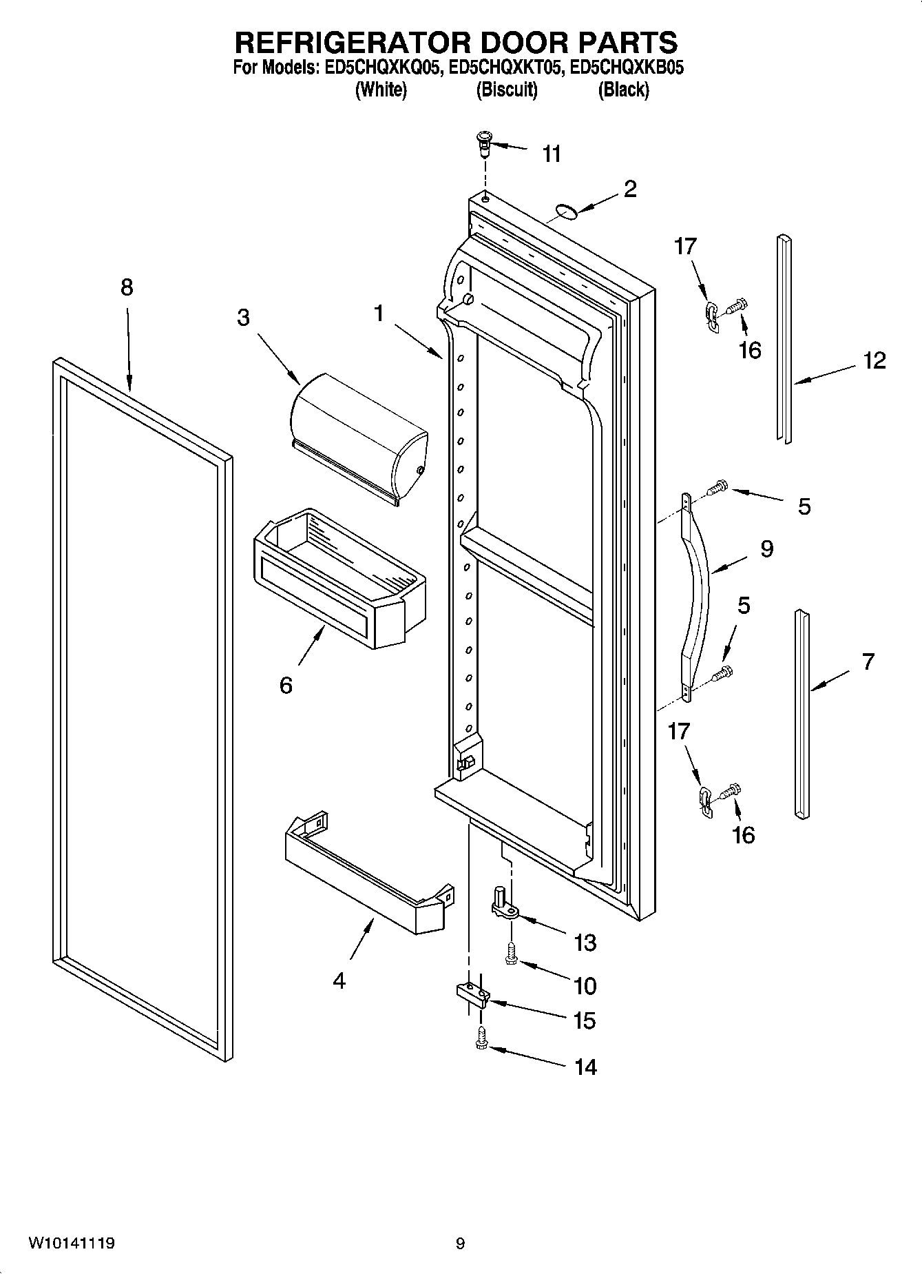 06 - REFRIGERATOR DOOR PARTS