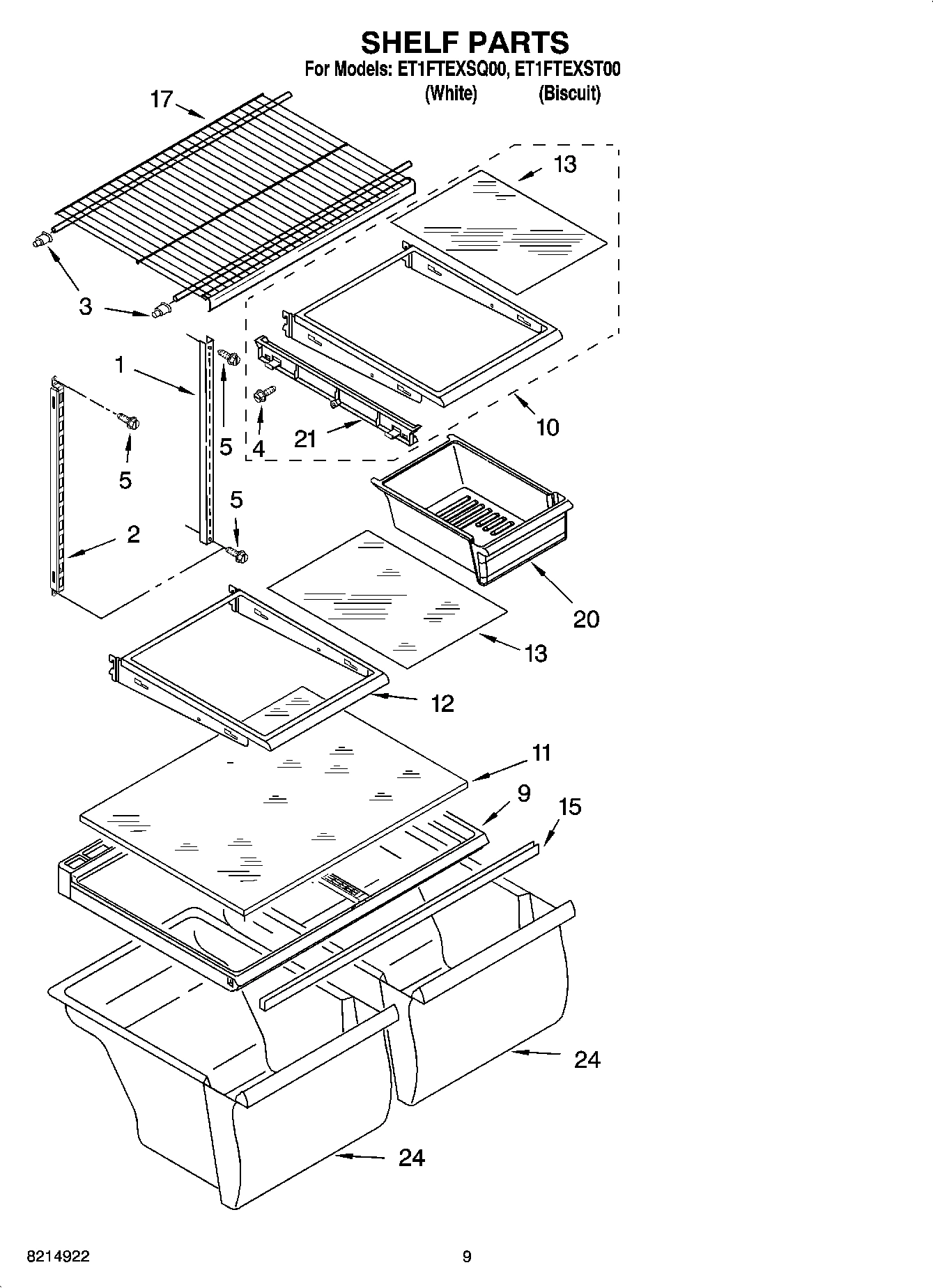 05 - SHELF PARTS, OPTIONAL PARTS