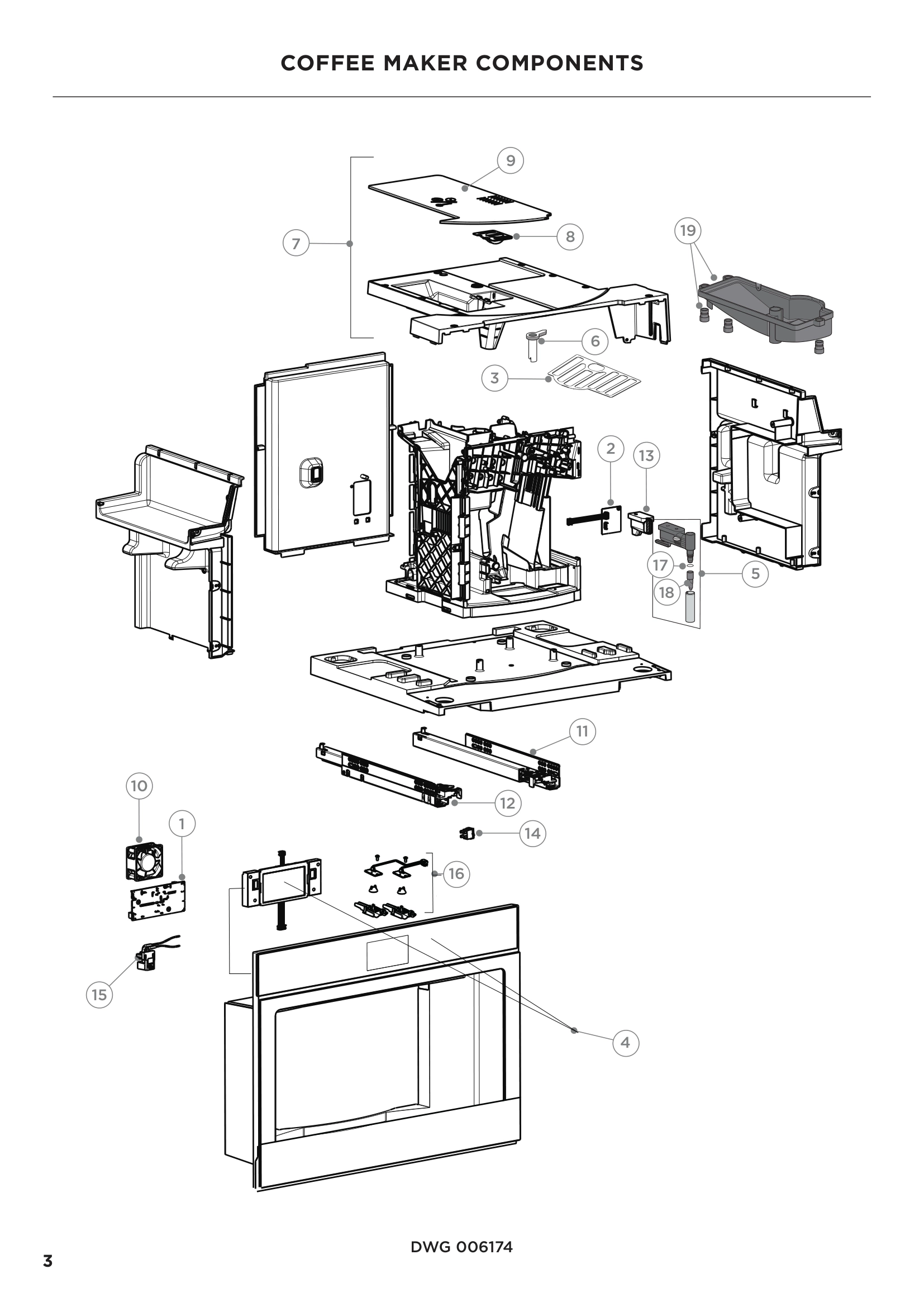 COFFEE MAKER COMPONENTS