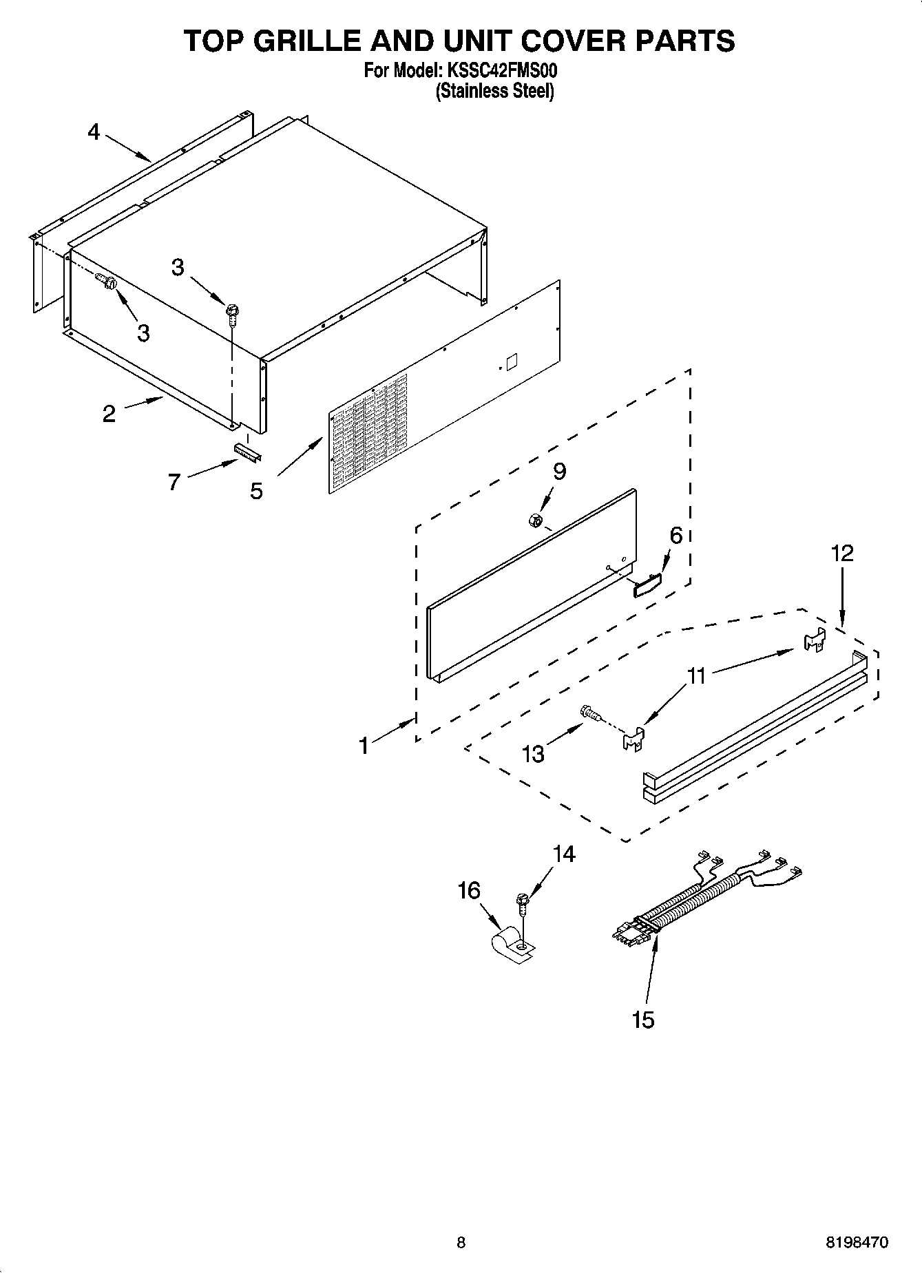 06 - TOP GRILLE AND UNIT COVER PARTS
