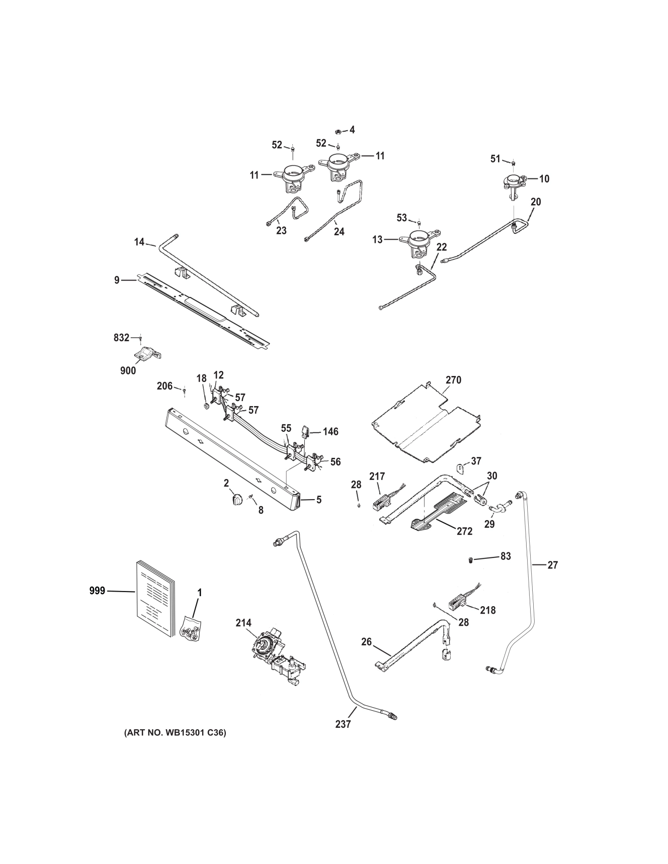 GAS & BURNER PARTS
