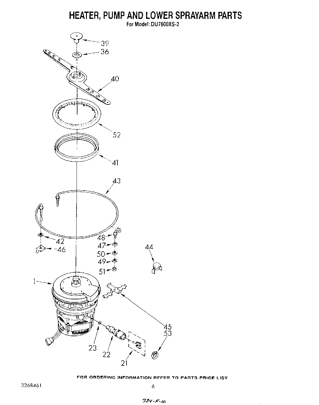 04 - HEATER, PUMP AND LOWER SPRAYARM