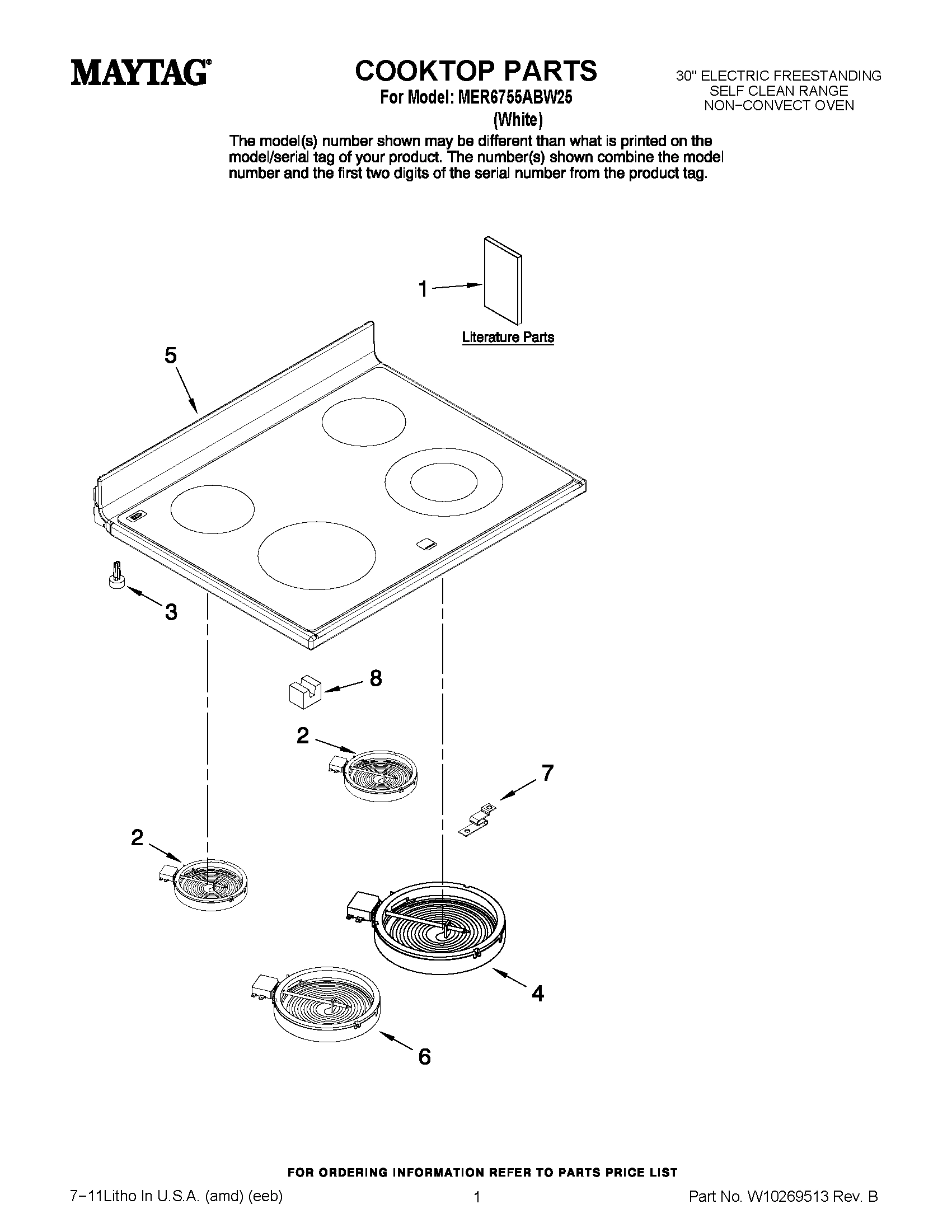 01 - COOKTOP PARTS