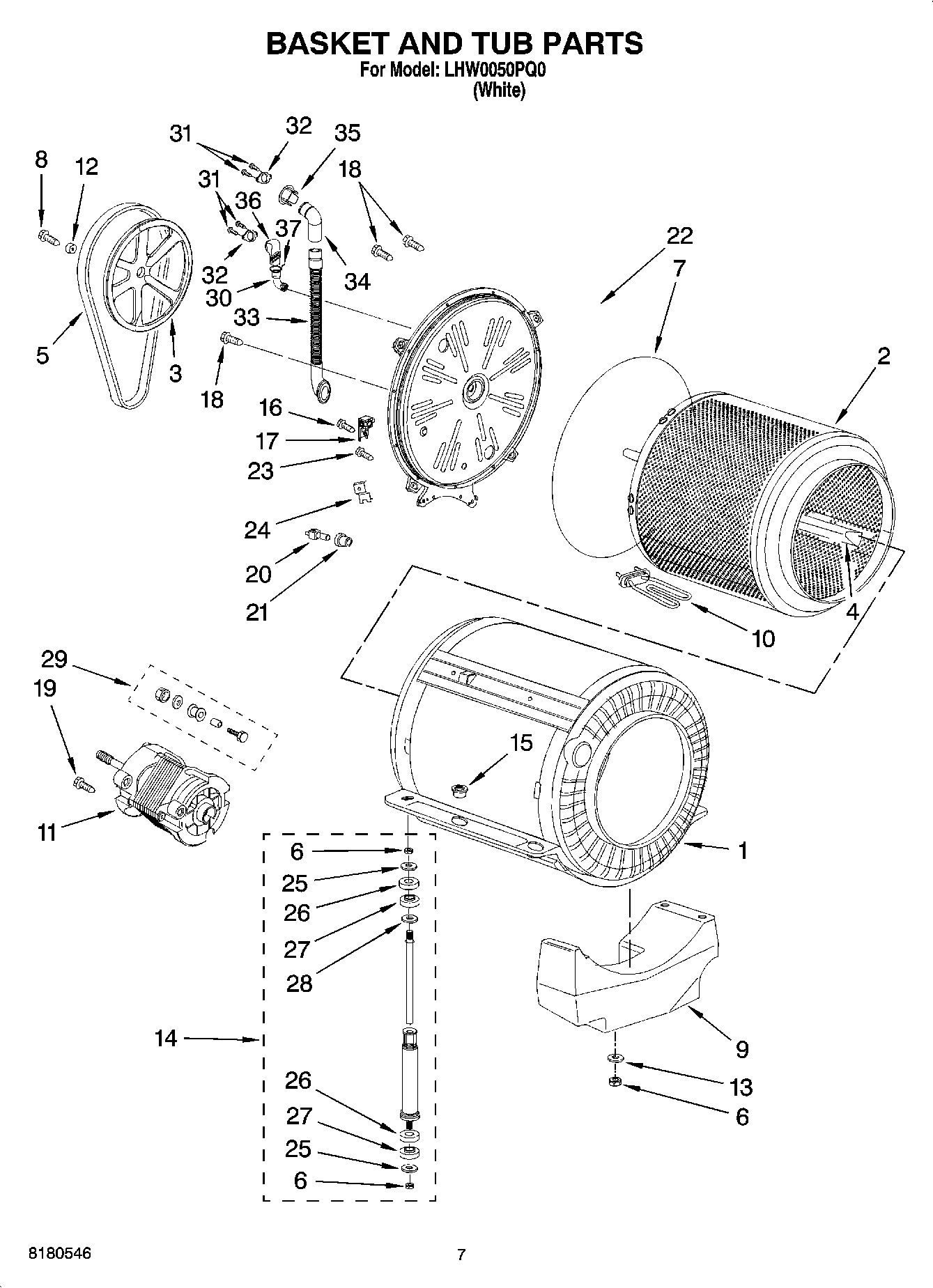 05 - BASKET AND TUB PARTS