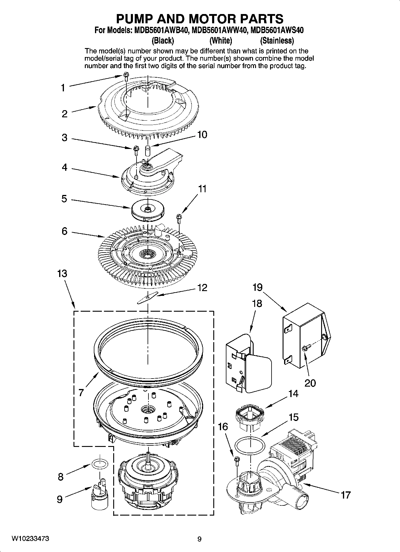 08 - PUMP AND MOTOR PARTS