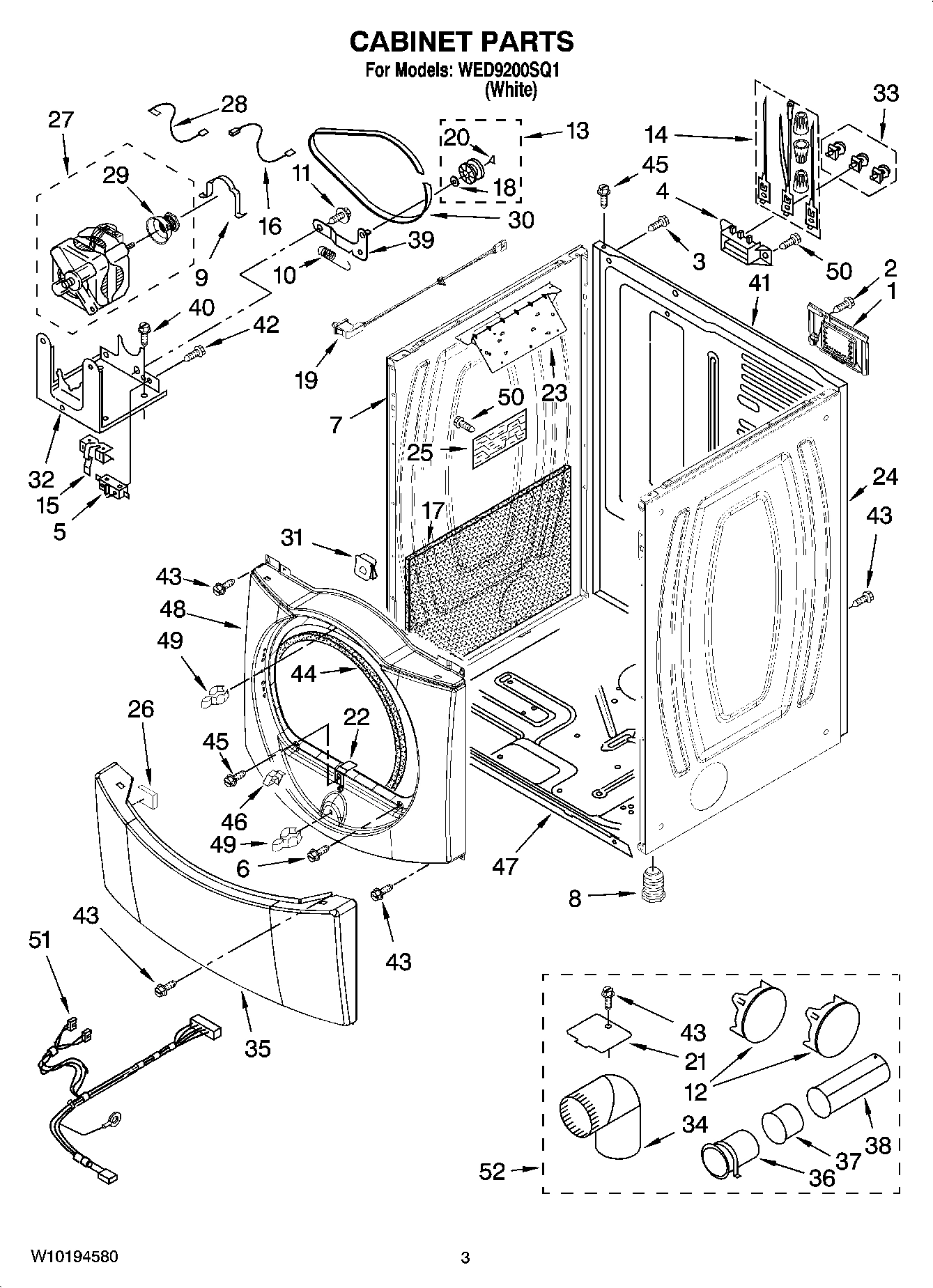 02 - CABINET PARTS
