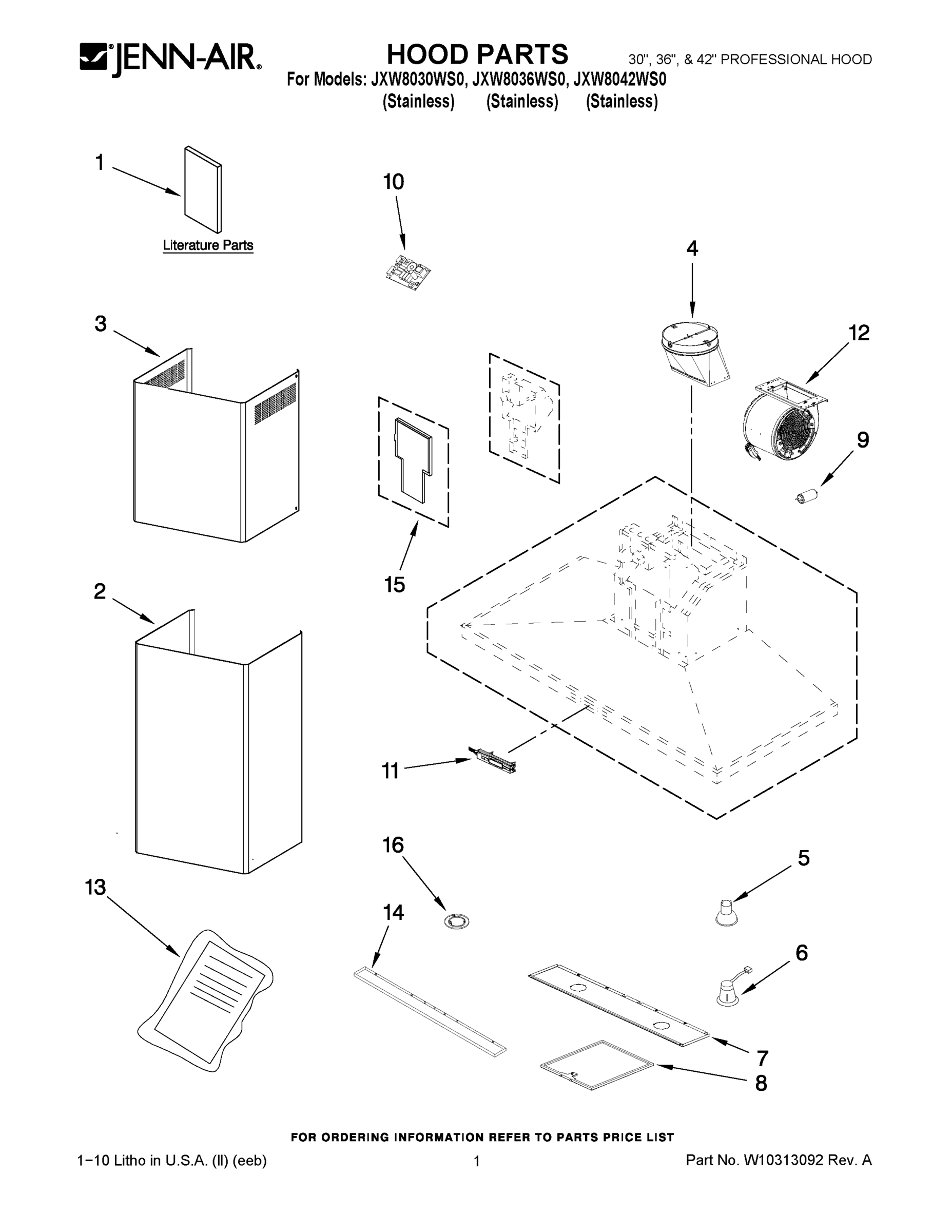 01 - HOOD PARTS