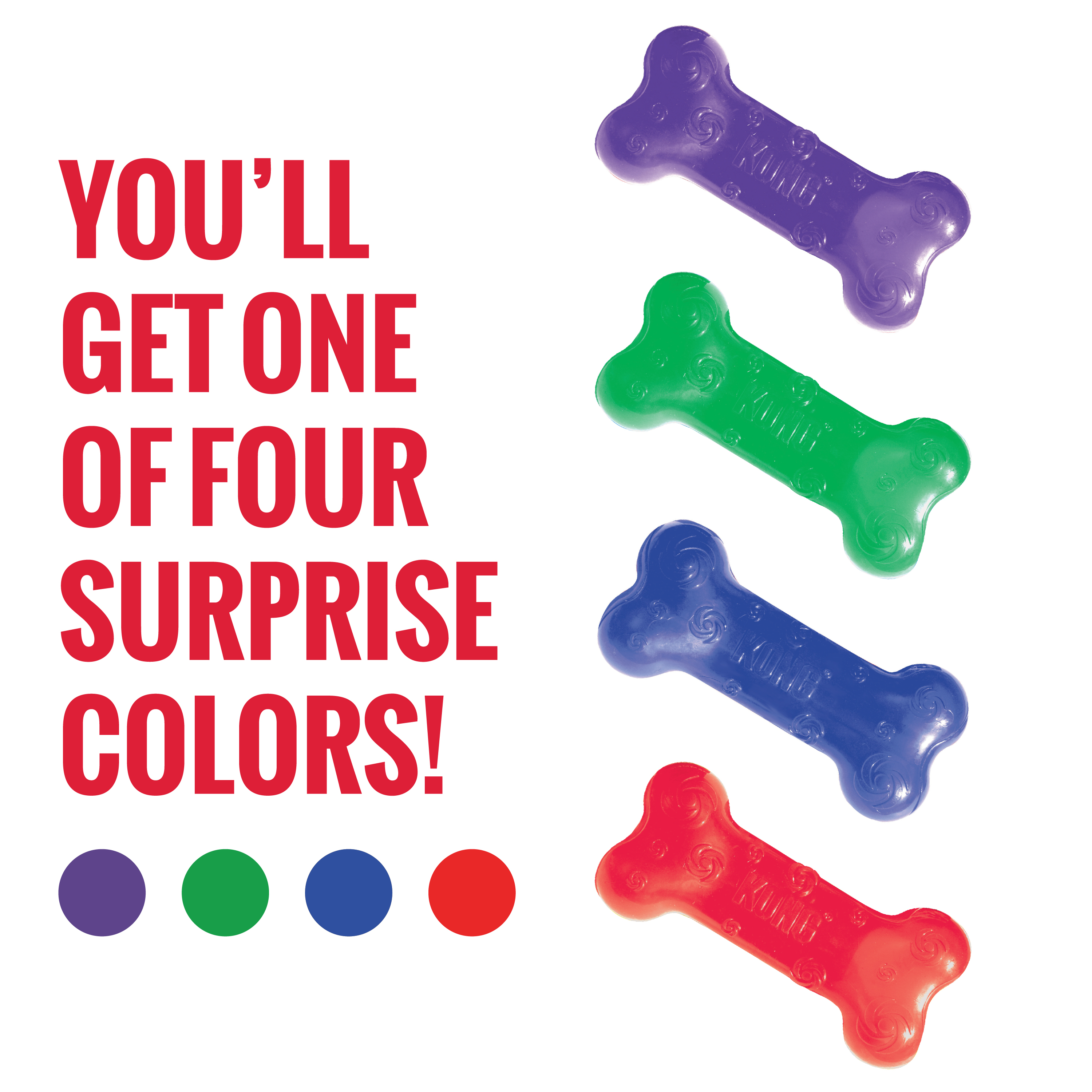 Squeezz Crackle Bone, Assorted Colors assorted product image