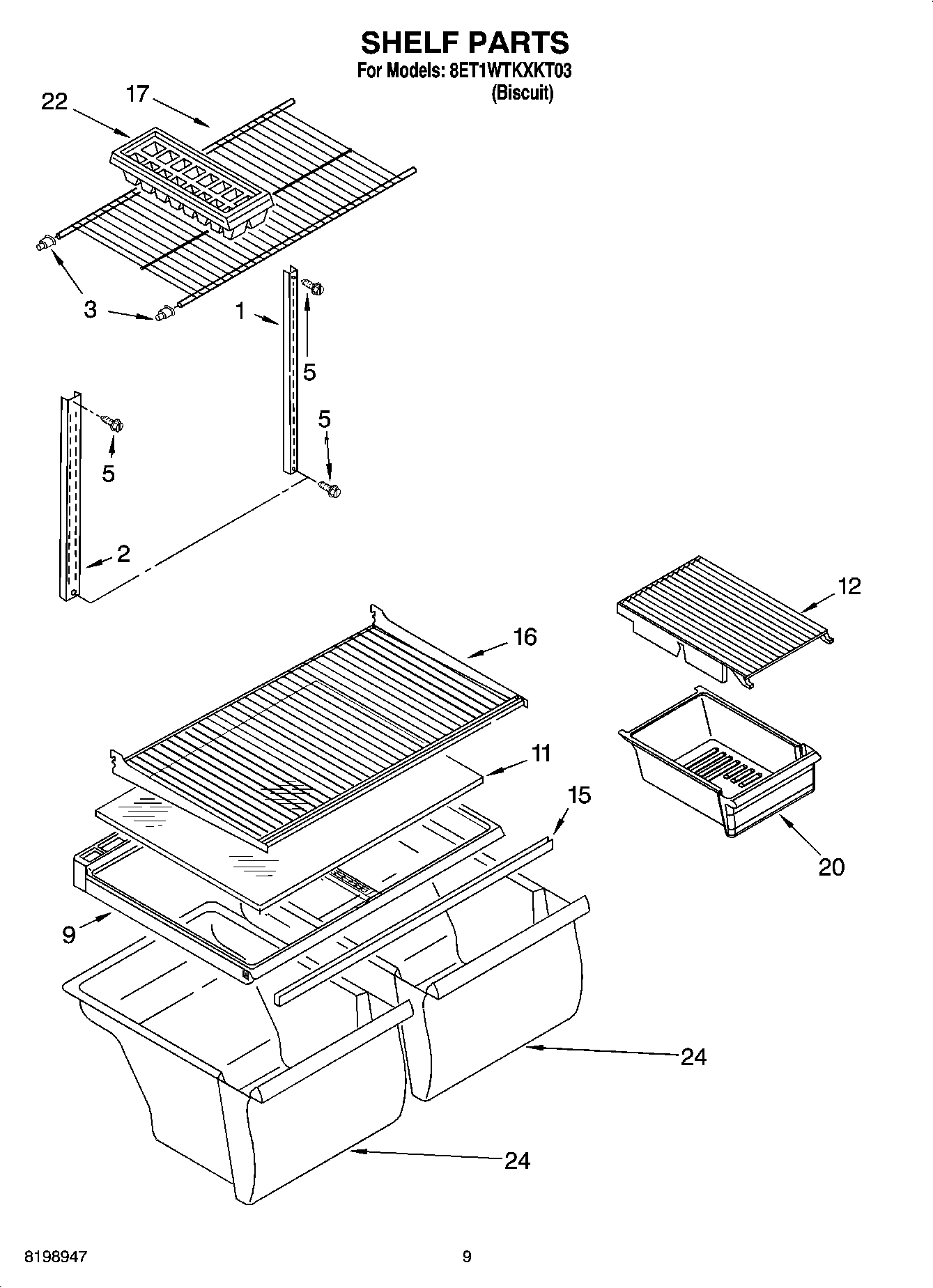 05 - SHELF PARTS, OPTIONAL PARTS