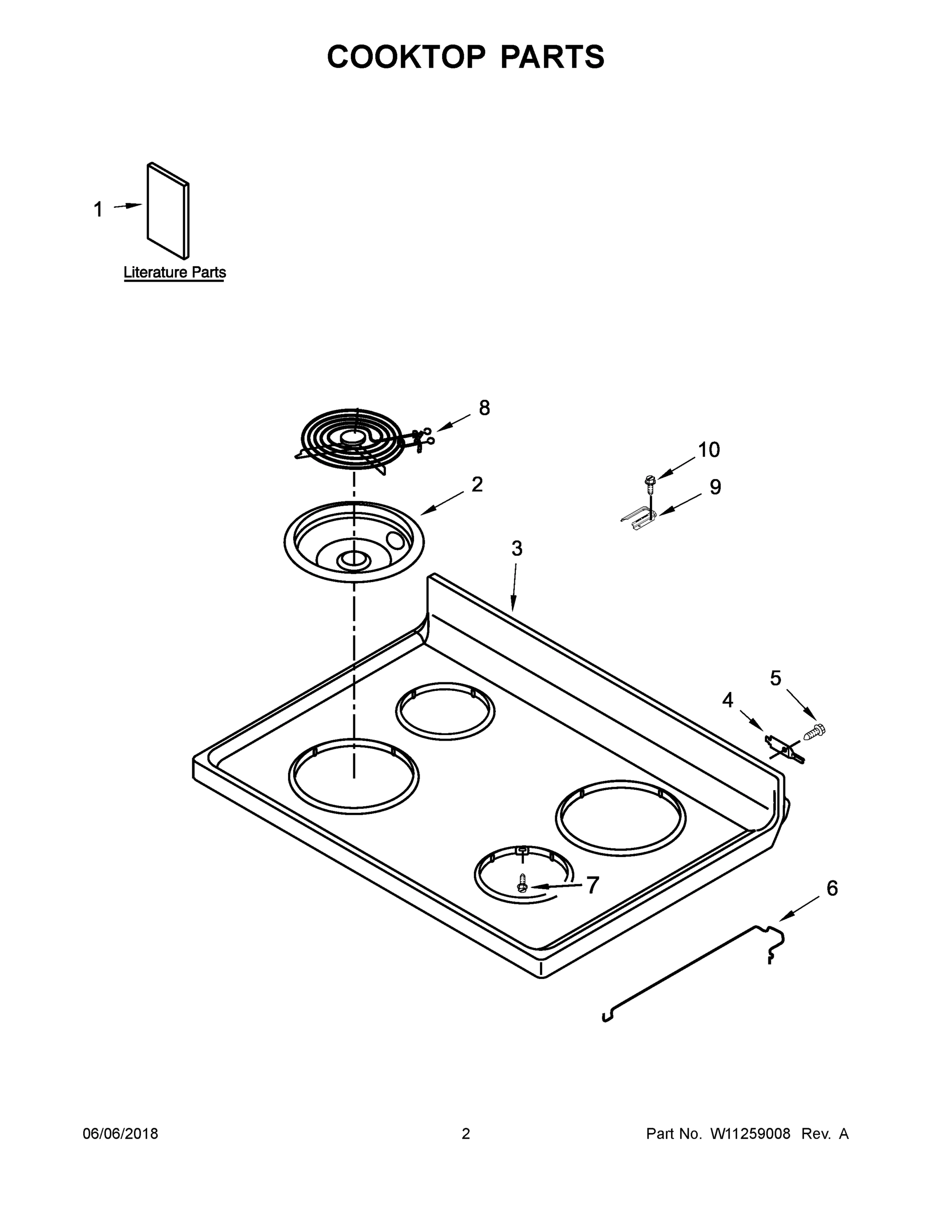 02 - COOKTOP PARTS