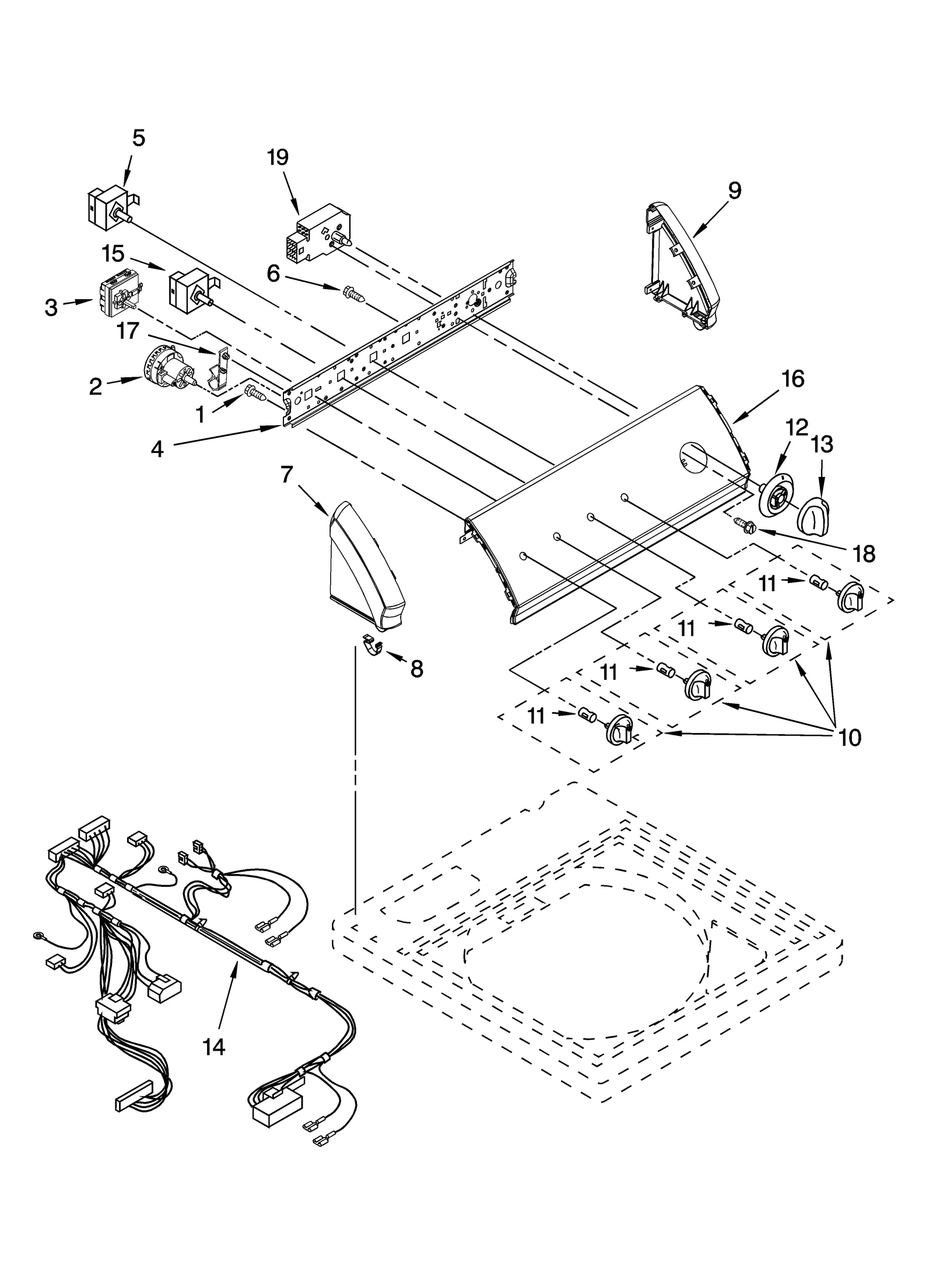 CONTROL PANEL PARTS