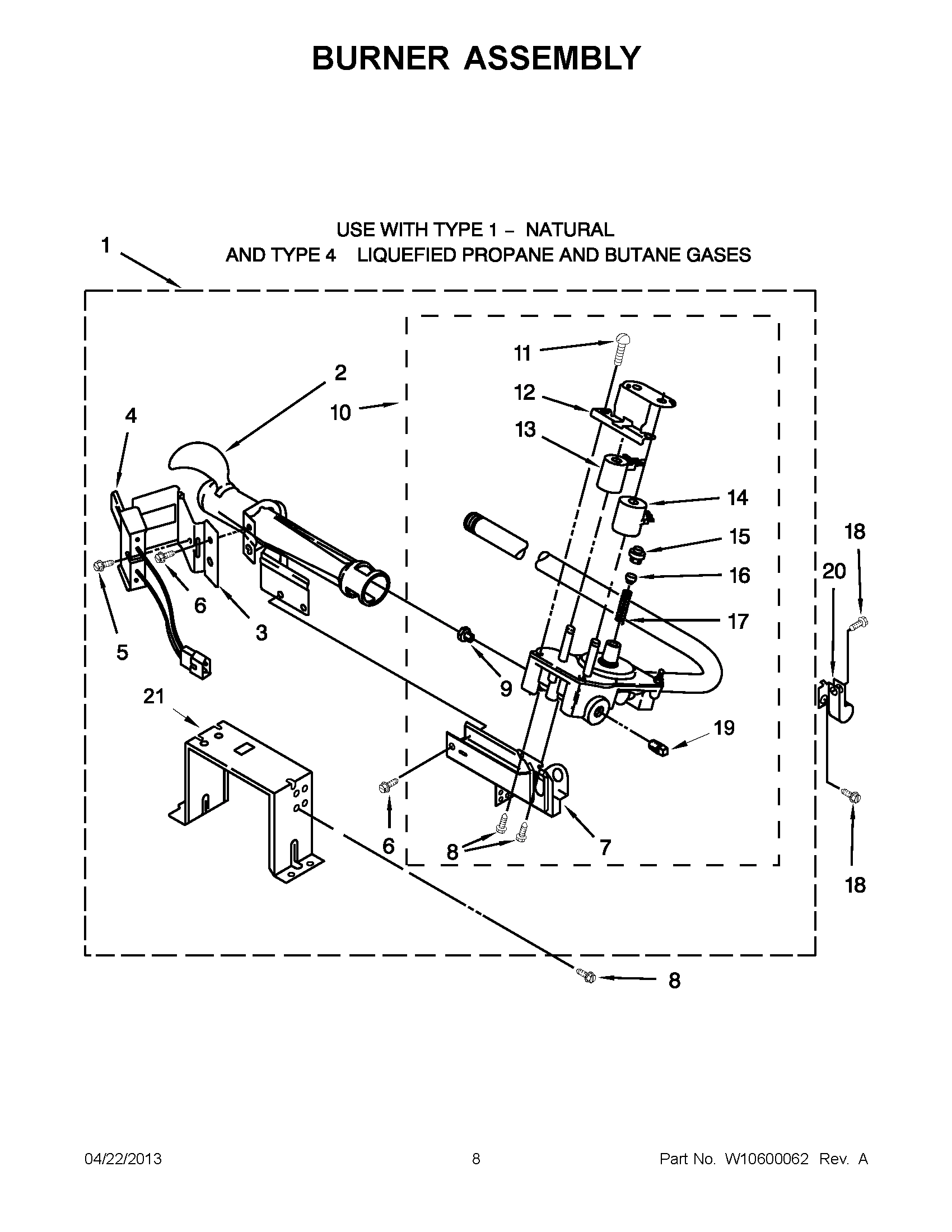04 - BURNER ASSEMBLY